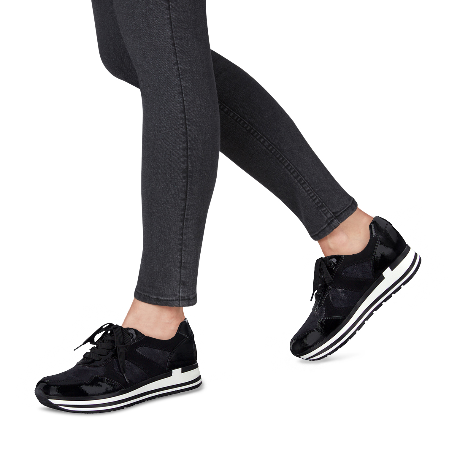 Sneaker - schwarz, BLACK COMB, hi-res
