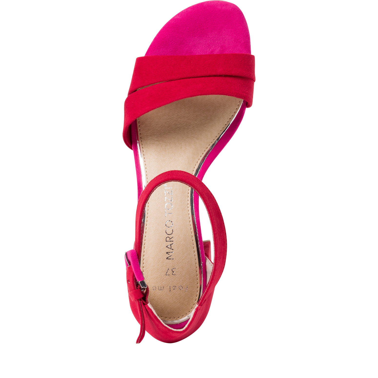 Sandalette - rot, RED COMB, hi-res