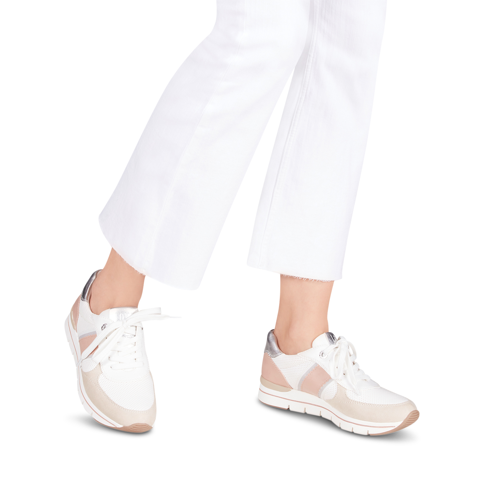 Sneaker - weiß, WHITE/DUNE, hi-res