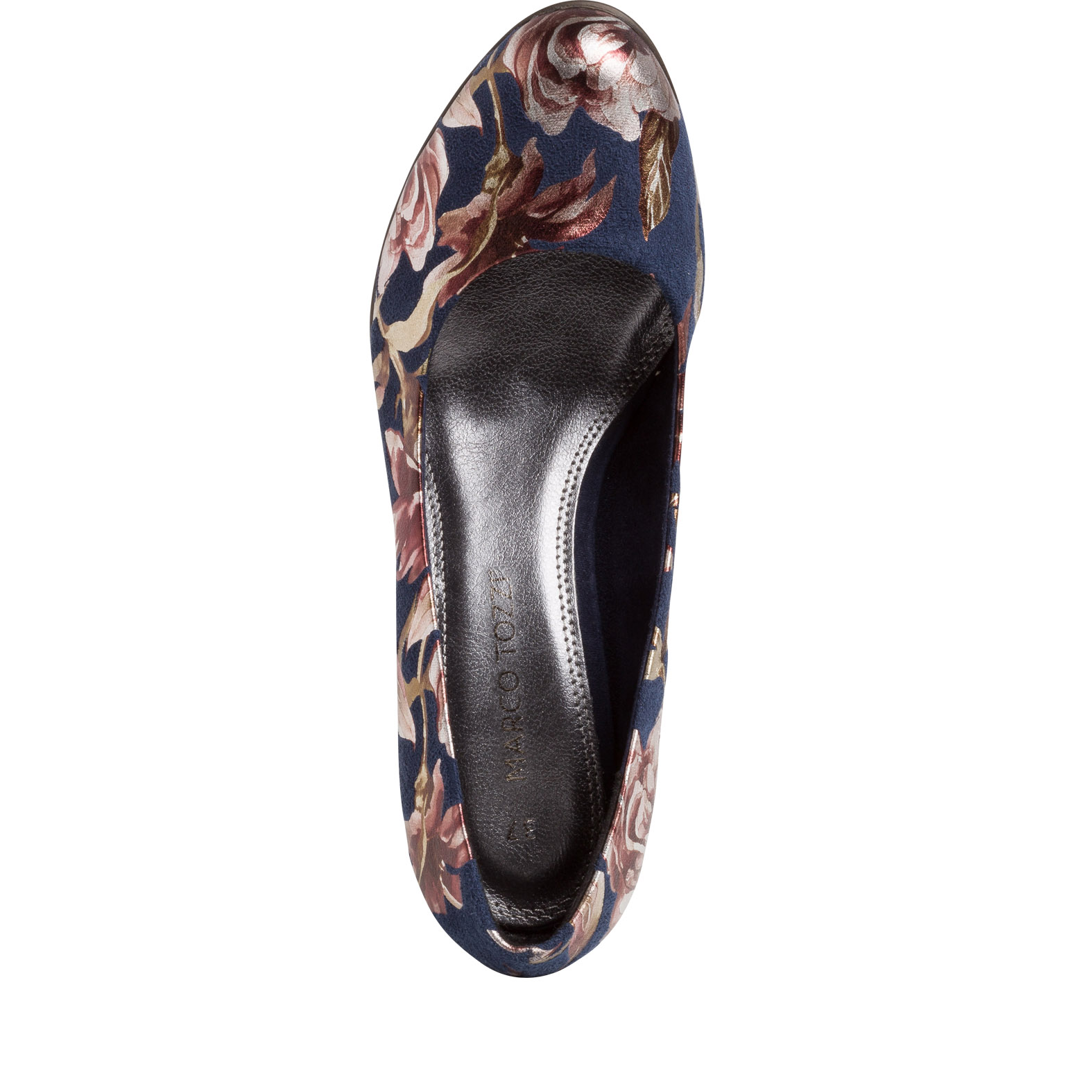 Pumps - blau, NAVY FLOWER, hi-res