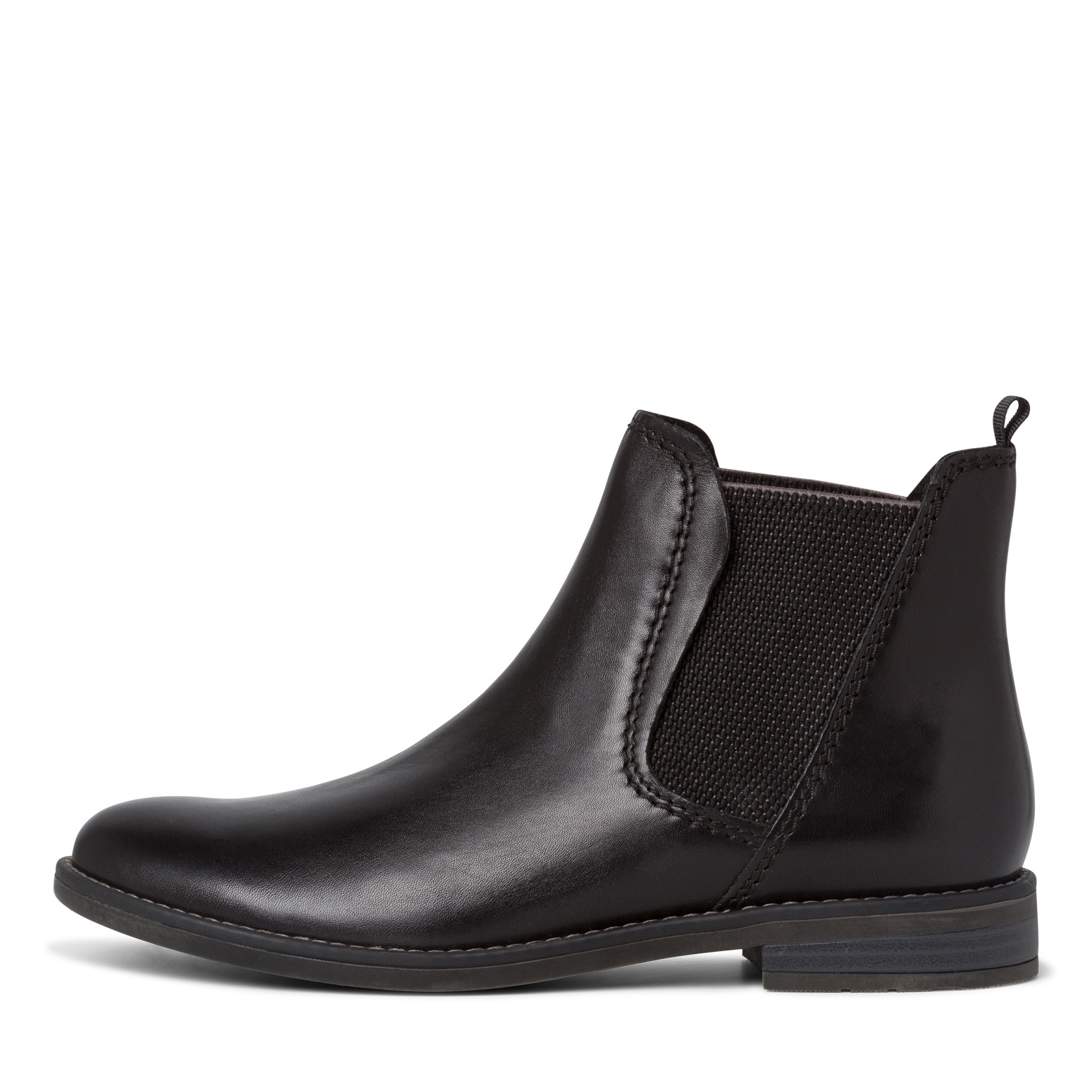 Leather Chelsea boot - black, BLACK ANTIC, hi-res