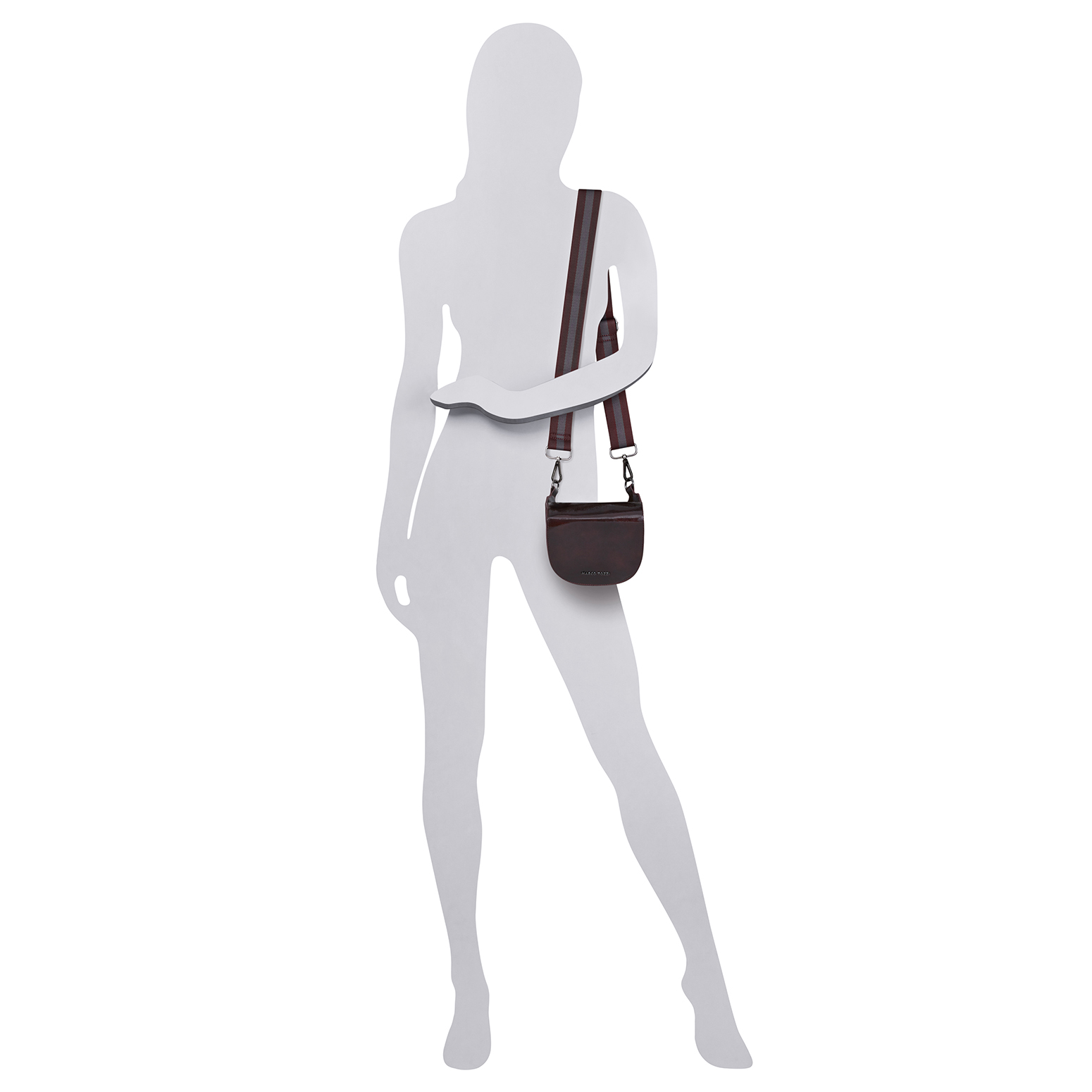 Bauchtasche - braun, BORDEAUX PAT., hi-res