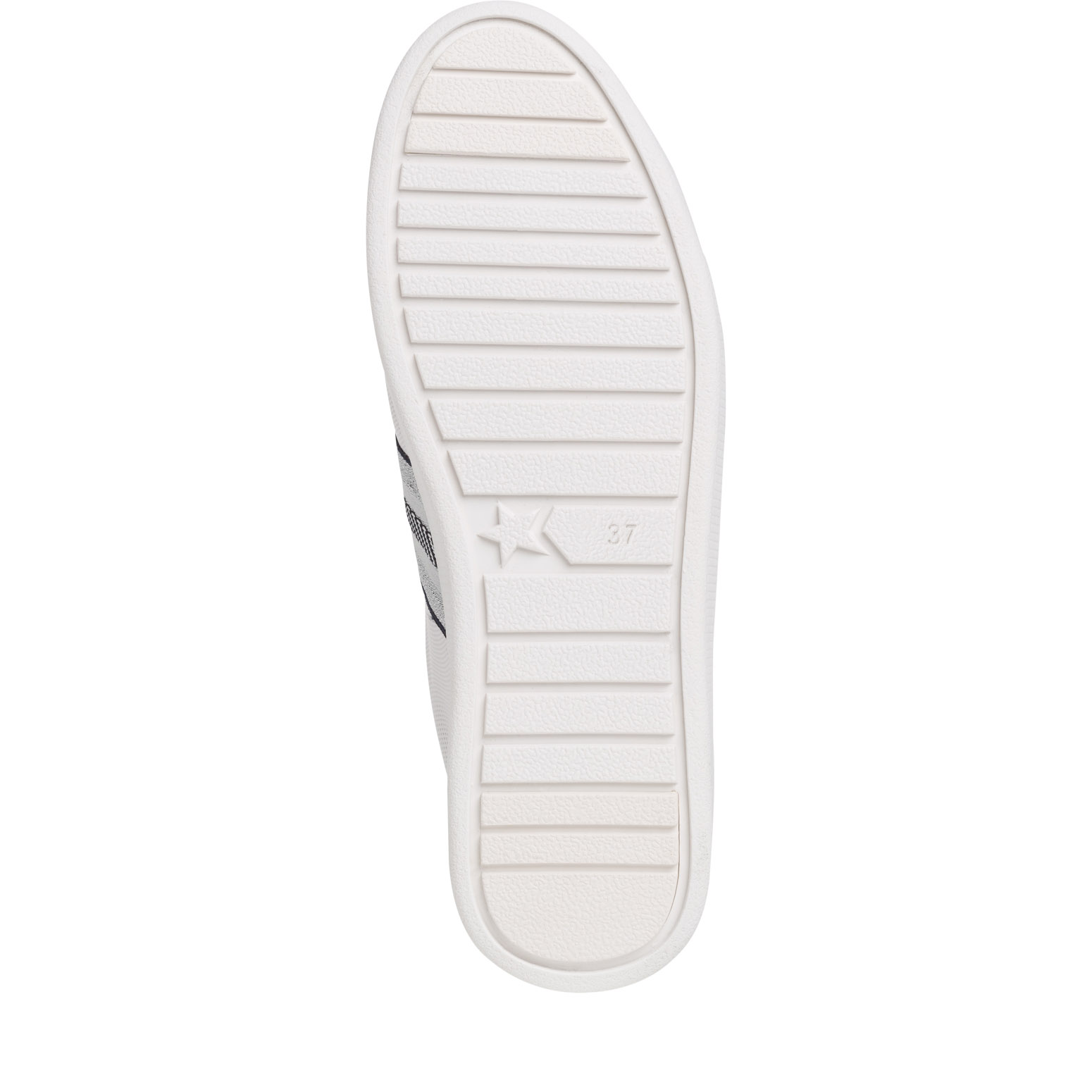 Leather Sneaker - white, WHITE/NAVY M., hi-res