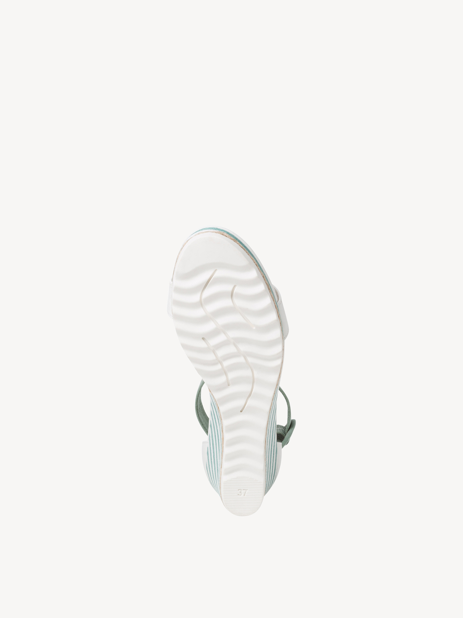 Sandalette - weiß, WHITE/SAGE, hi-res