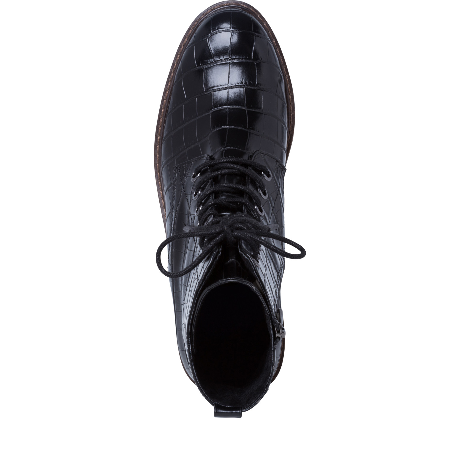 Stiefelette - schwarz, BLACK CROCO, hi-res