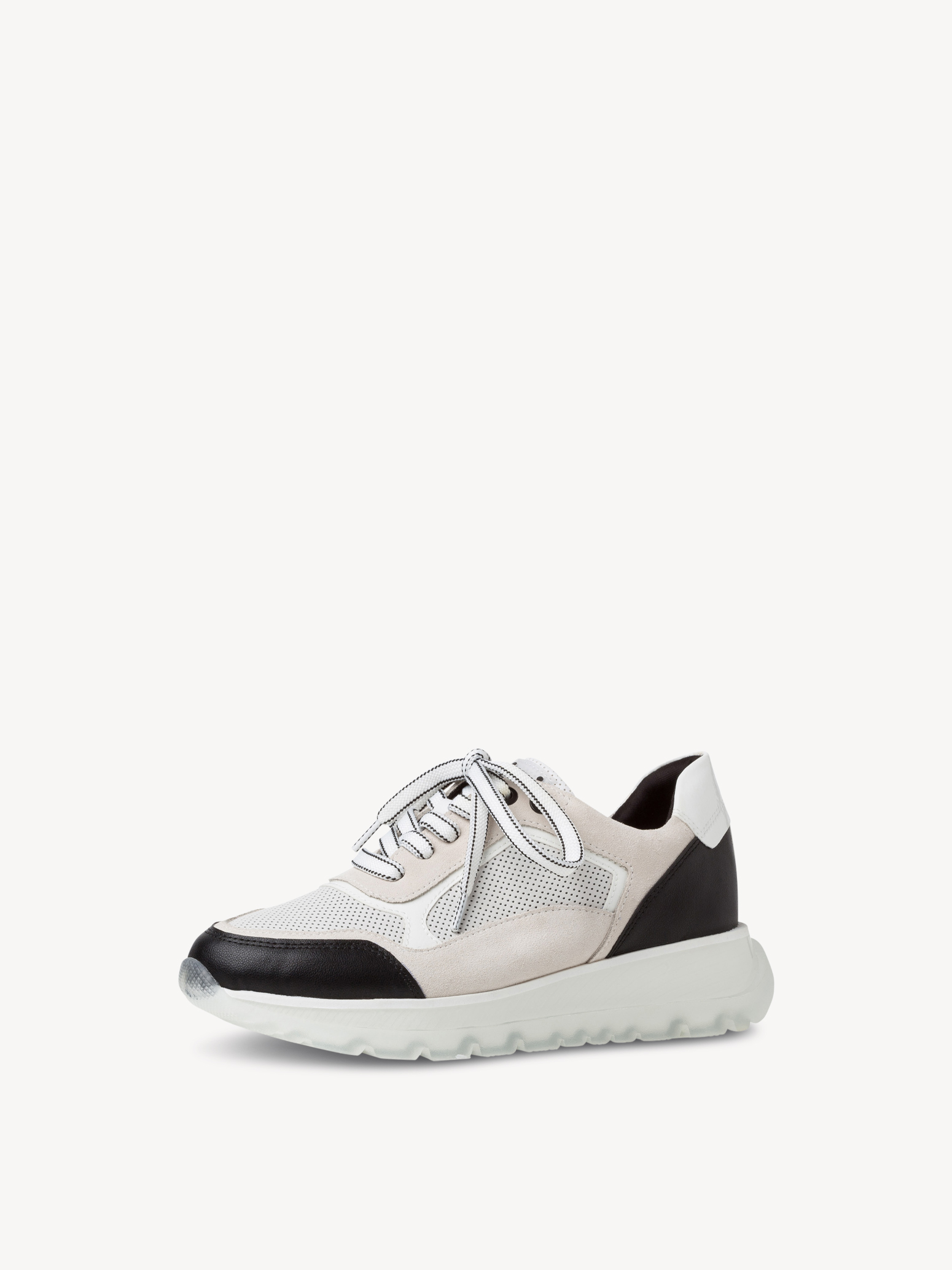 Sneaker - weiß, WHITE/BLACK, hi-res