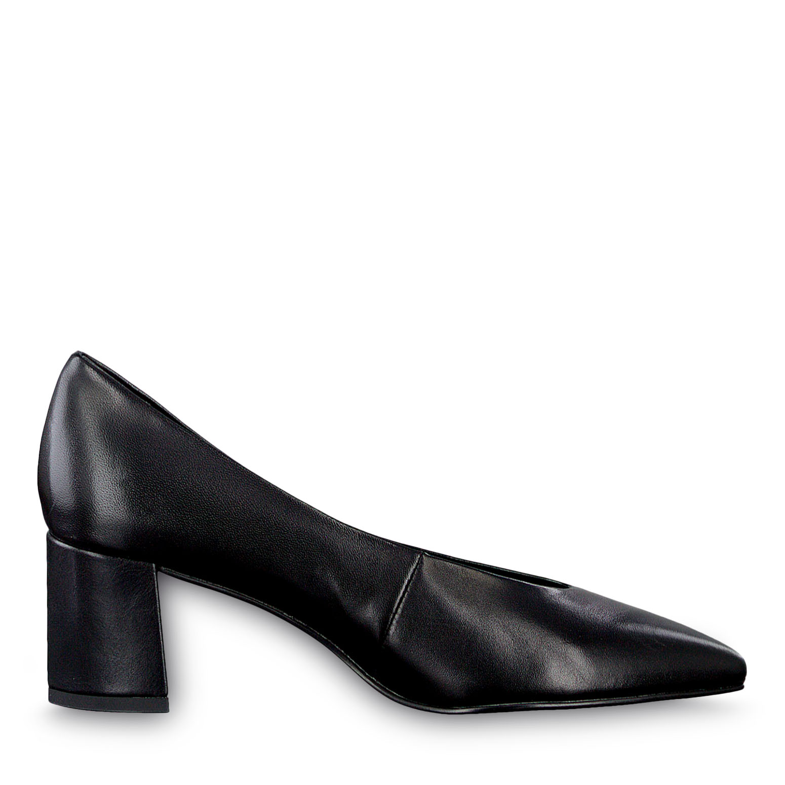 Escarpin en cuir - noir, BLACK ANTIC, hi-res