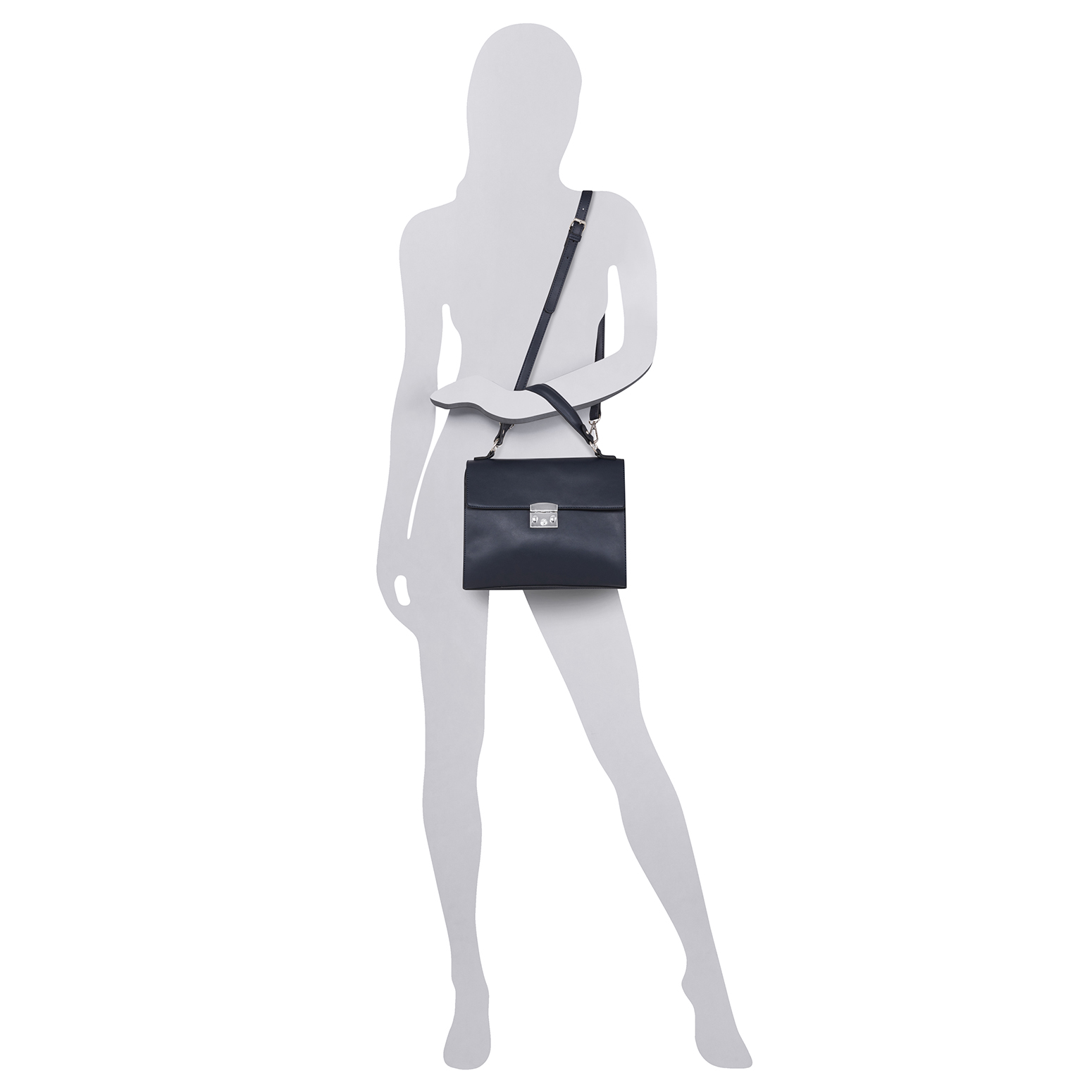 Handtasche - blau, NAVY COMB, hi-res