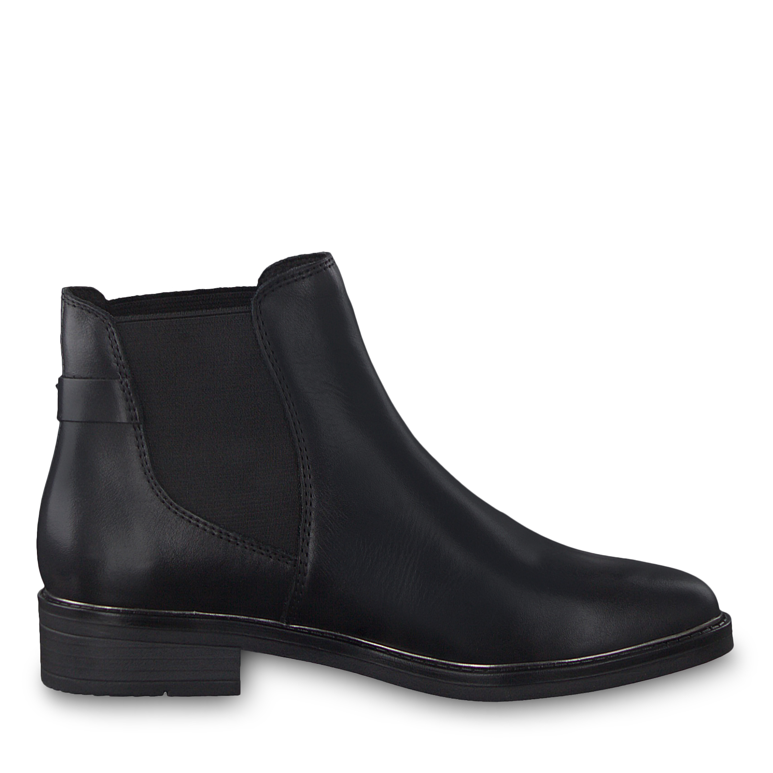 Leather Chelsea boot - black, BLACK UNI, hi-res