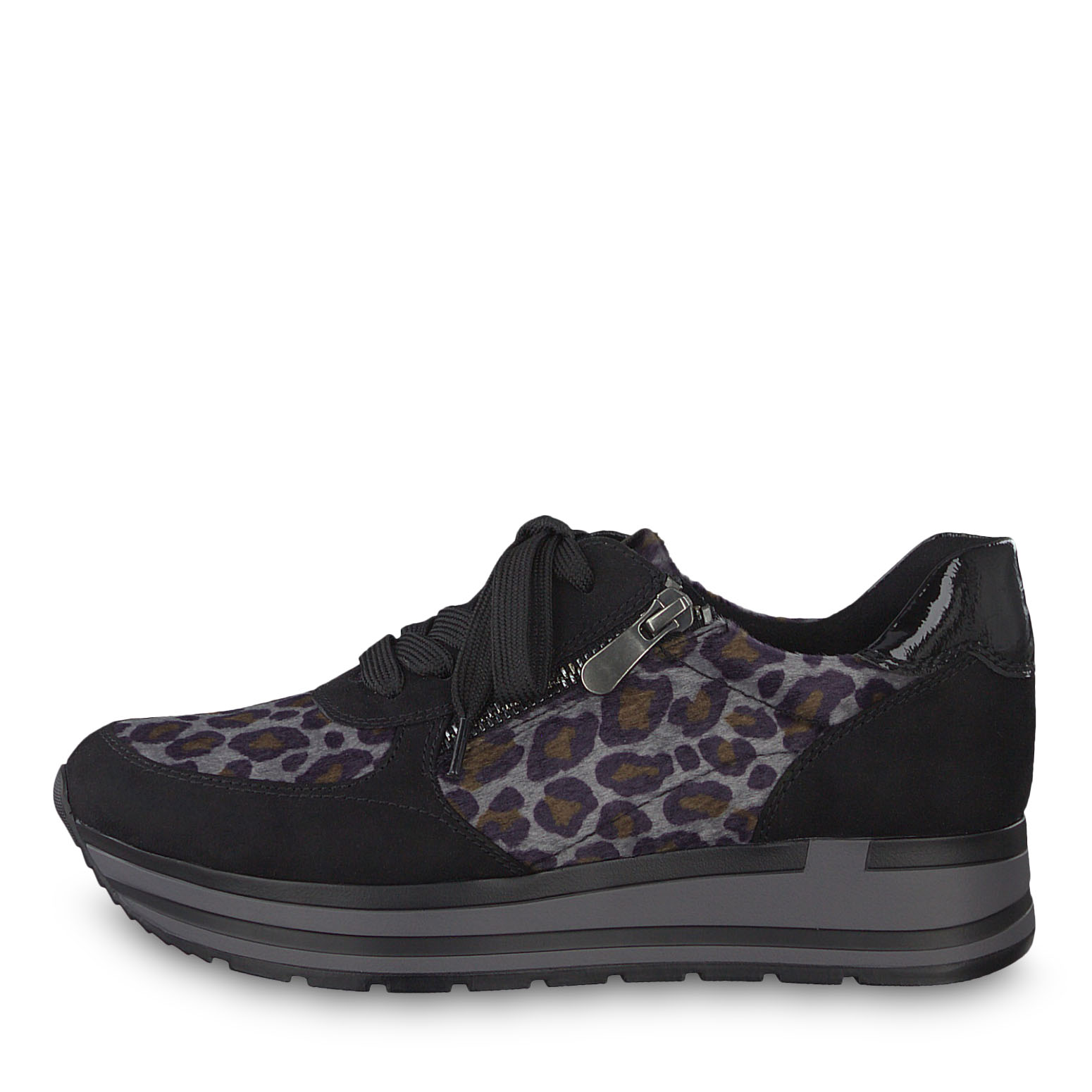 Sneaker - schwarz, BLACK/LEO, hi-res