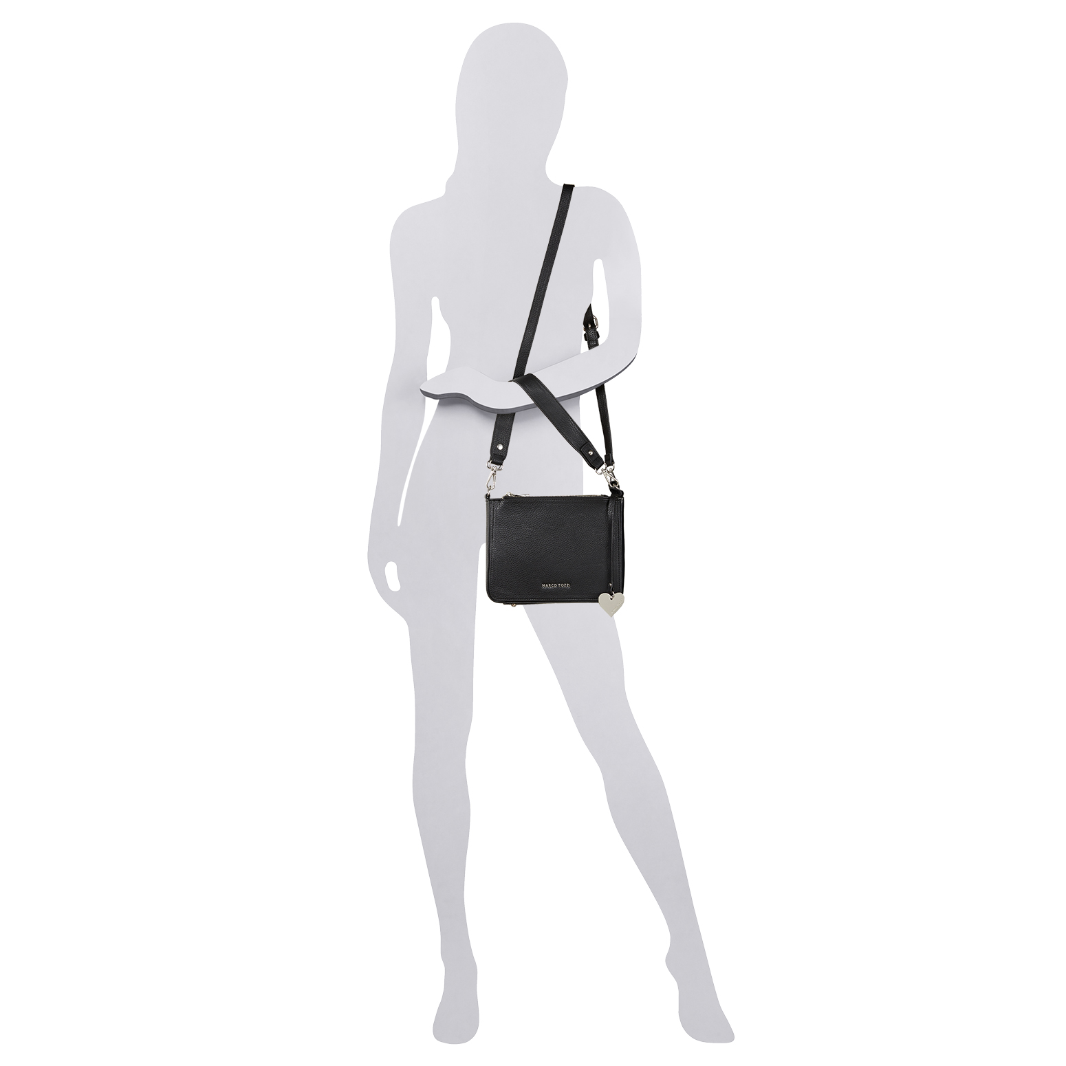 Satchel - black, BLACK, hi-res