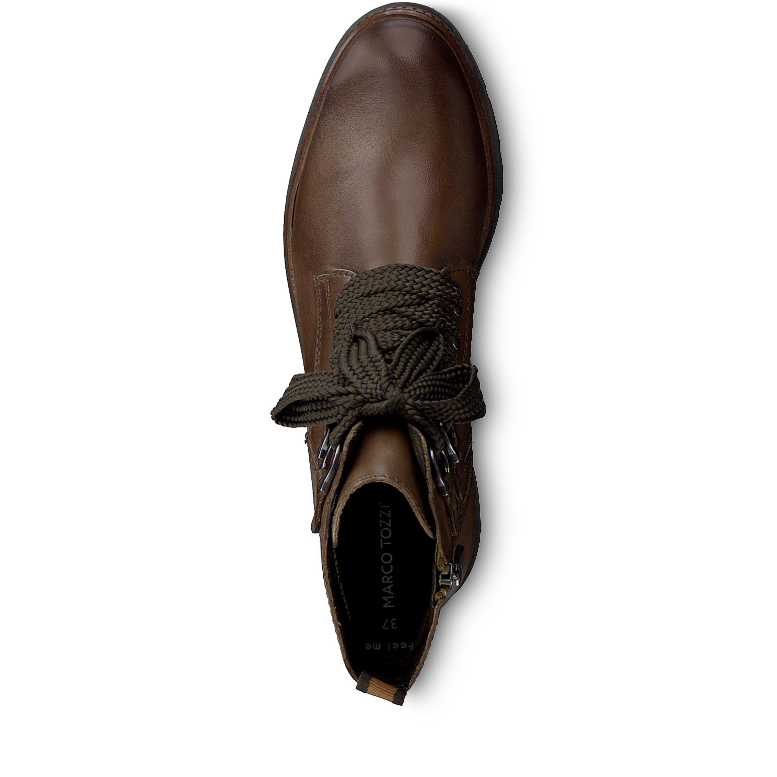 Lederstiefelette - braun, CHESTNUT ANTIC, hi-res