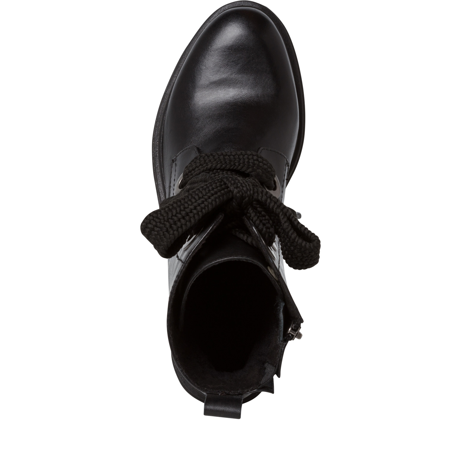 Lederstiefelette - schwarz, BLACK ANTIC, hi-res