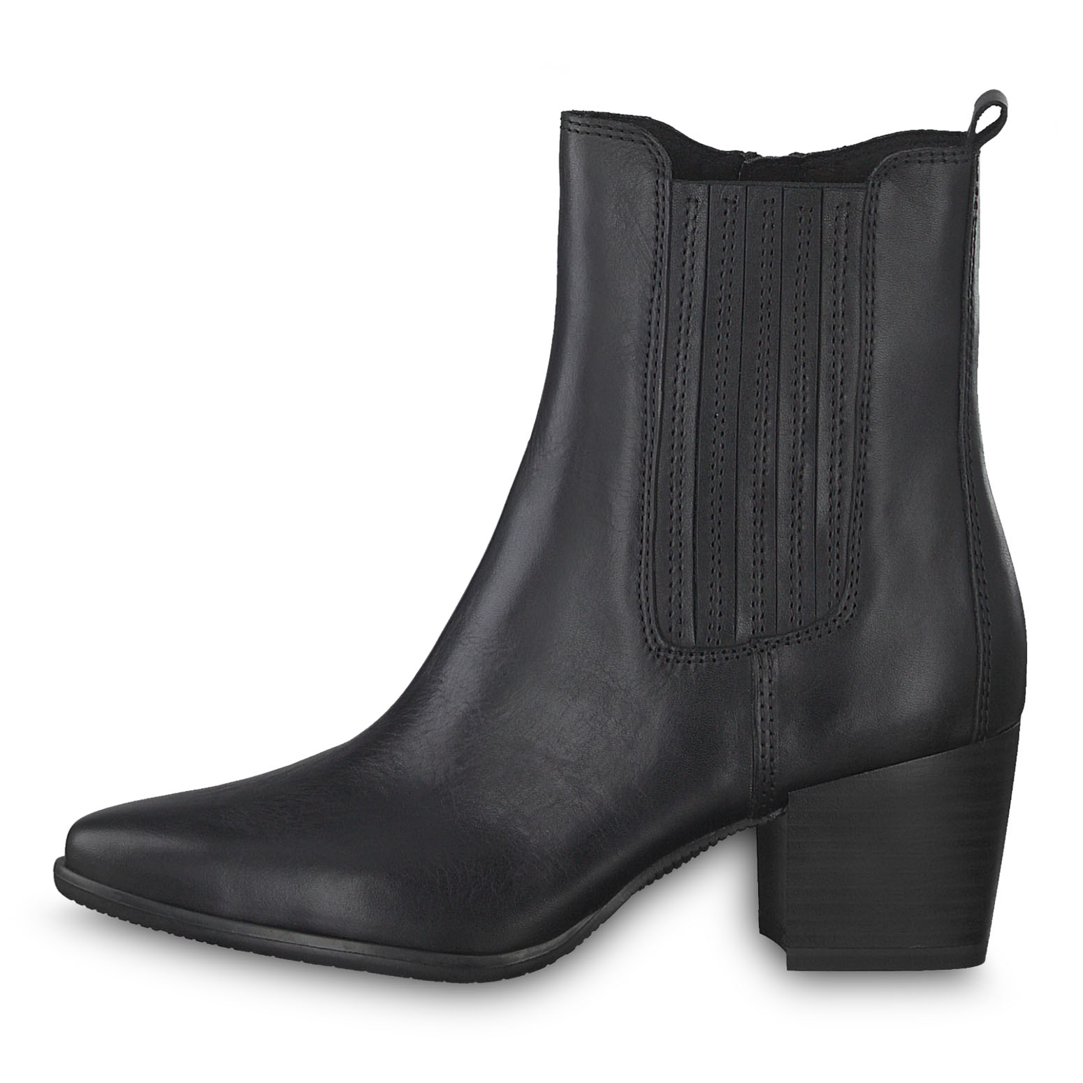Leather Chelsea boot - black, BLACK ANTIC, hi-res