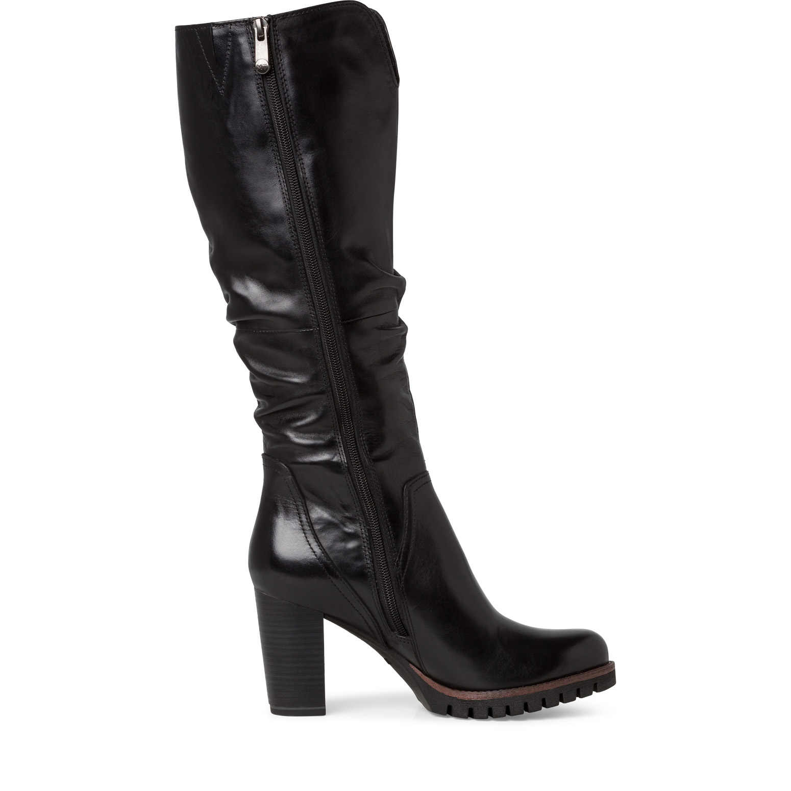 Leather Boots - black, BLACK ANTIC, hi-res
