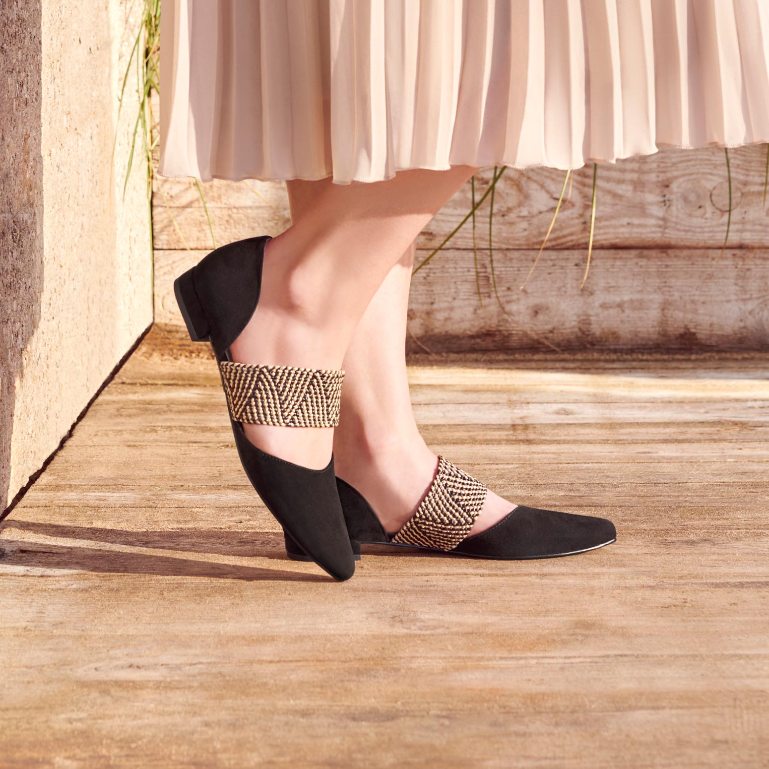Slipper - black, BLACK COMB, hi-res