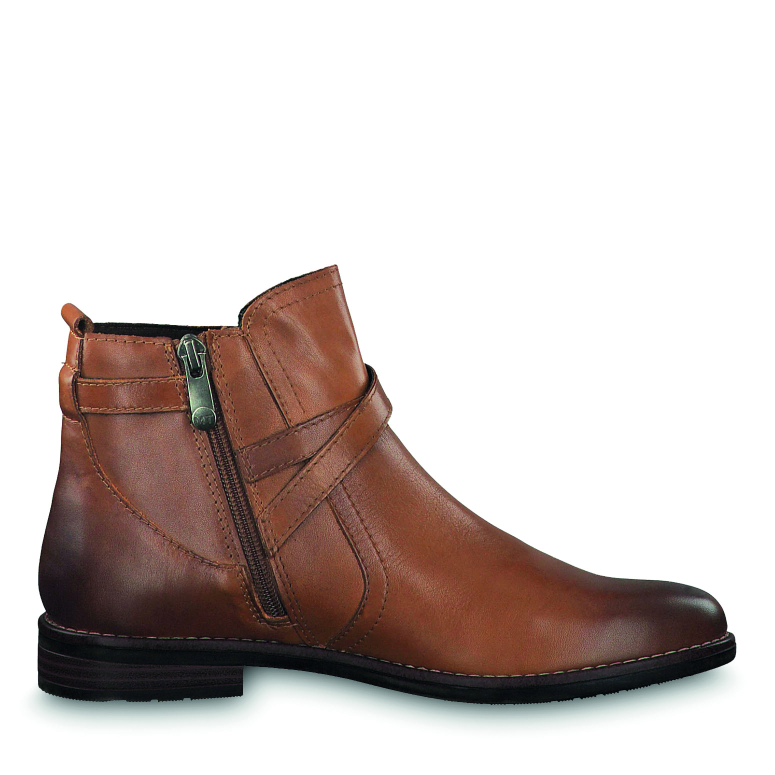 Lederstiefelette - braun, MUSCAT ANTIC, hi-res