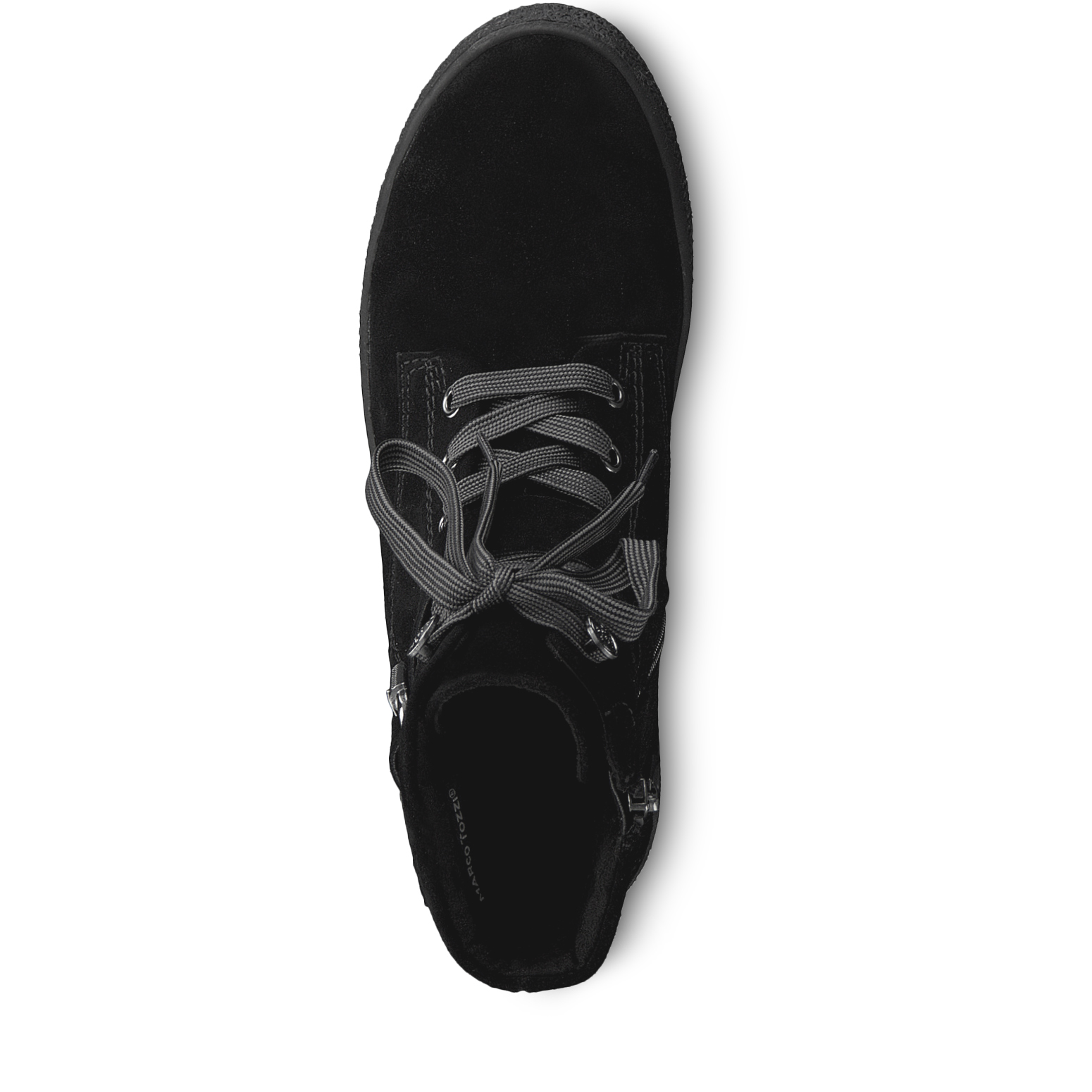 Lederstiefelette - schwarz, BLACK, hi-res