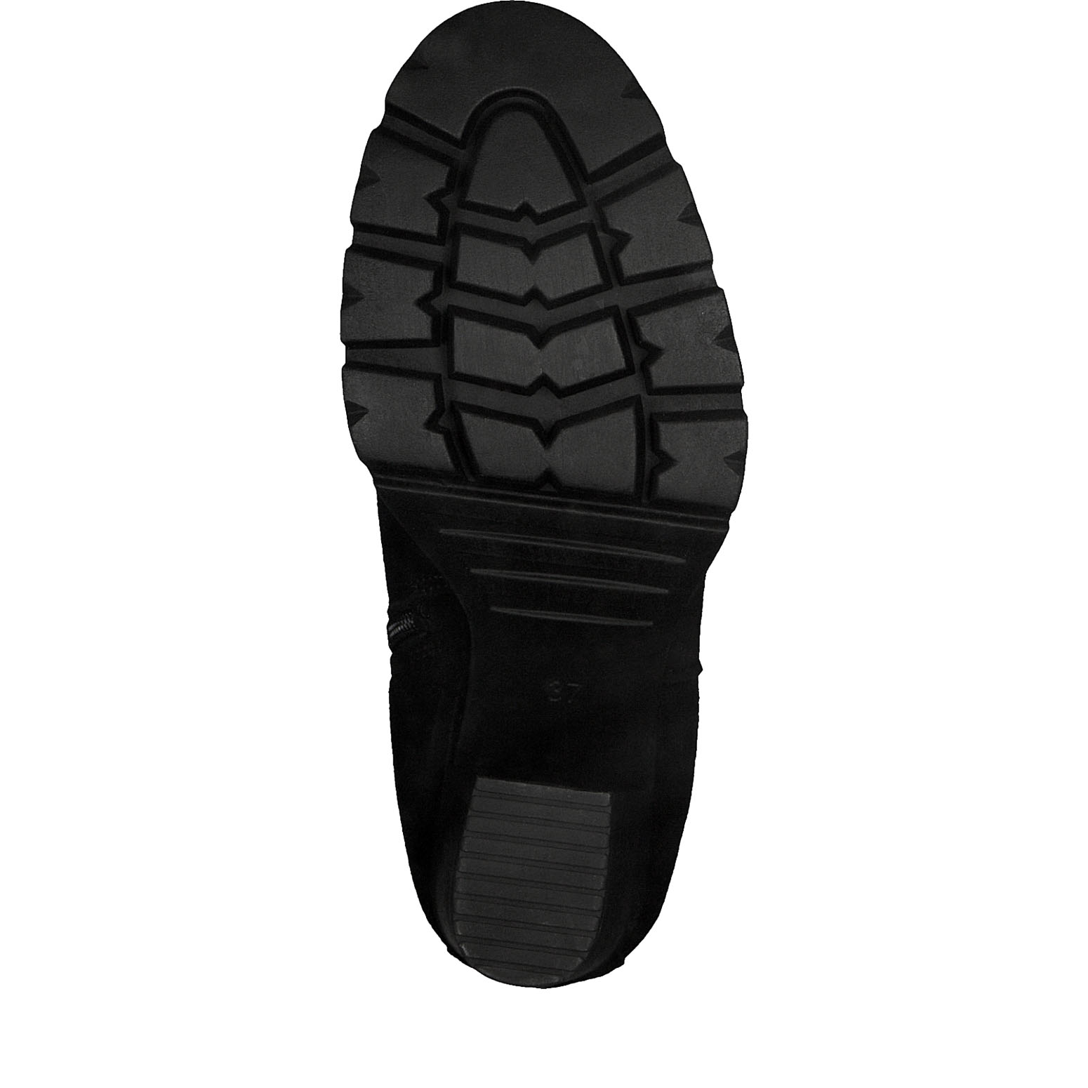 Leather Bootie - black, BLACK, hi-res