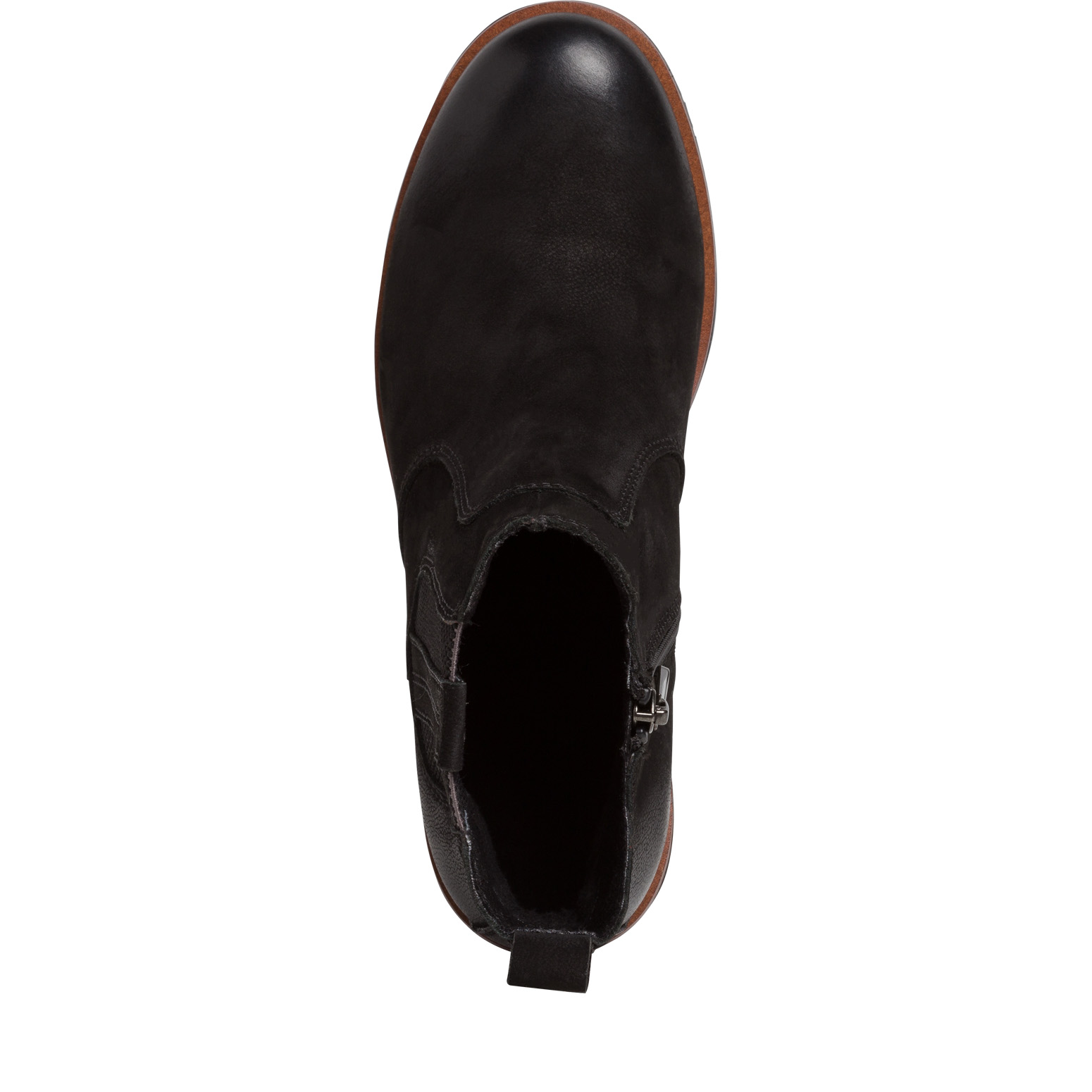 Leather Chelsea boot - black, BLACK, hi-res
