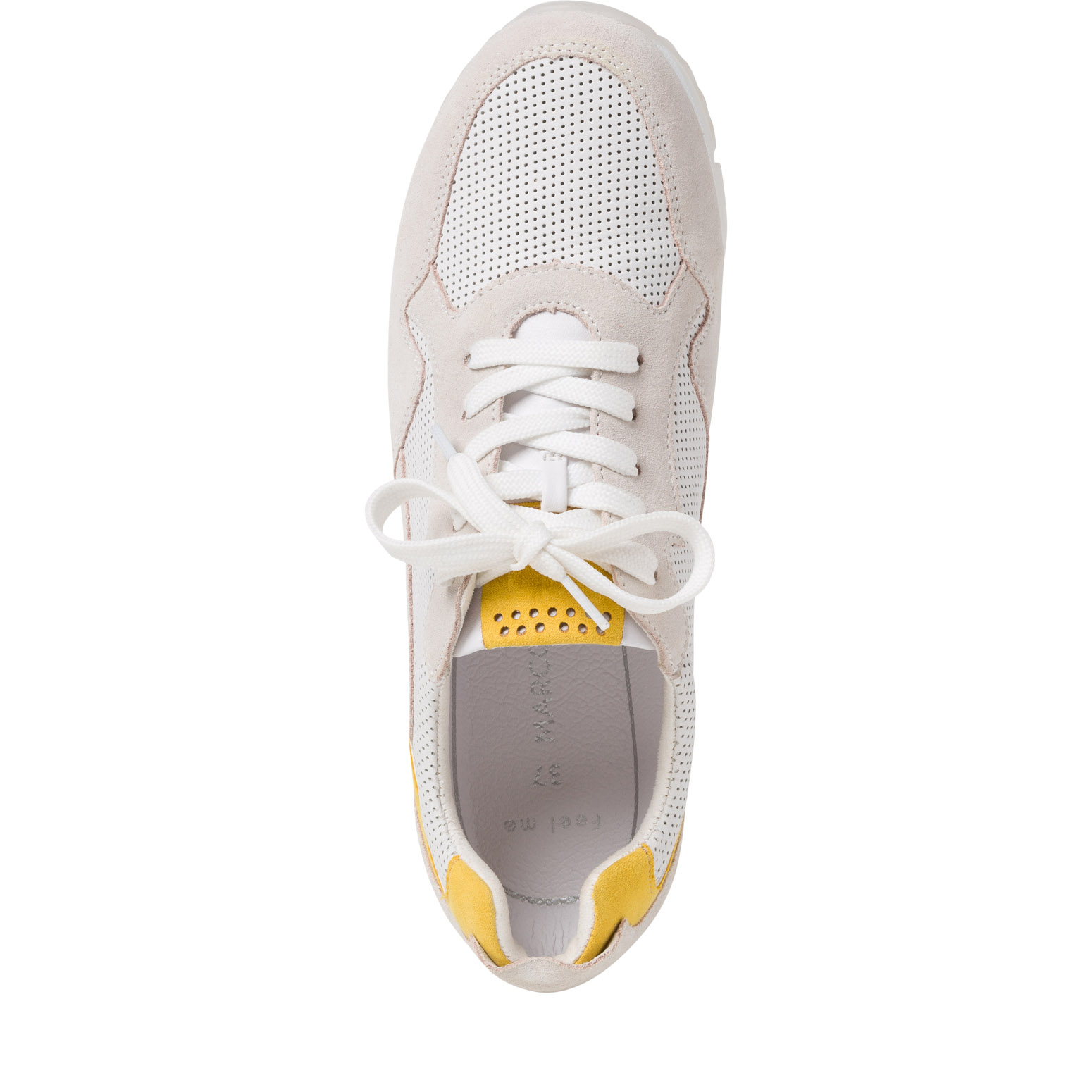 Basket en cuir - blanc, OFFWHITE COMB, hi-res