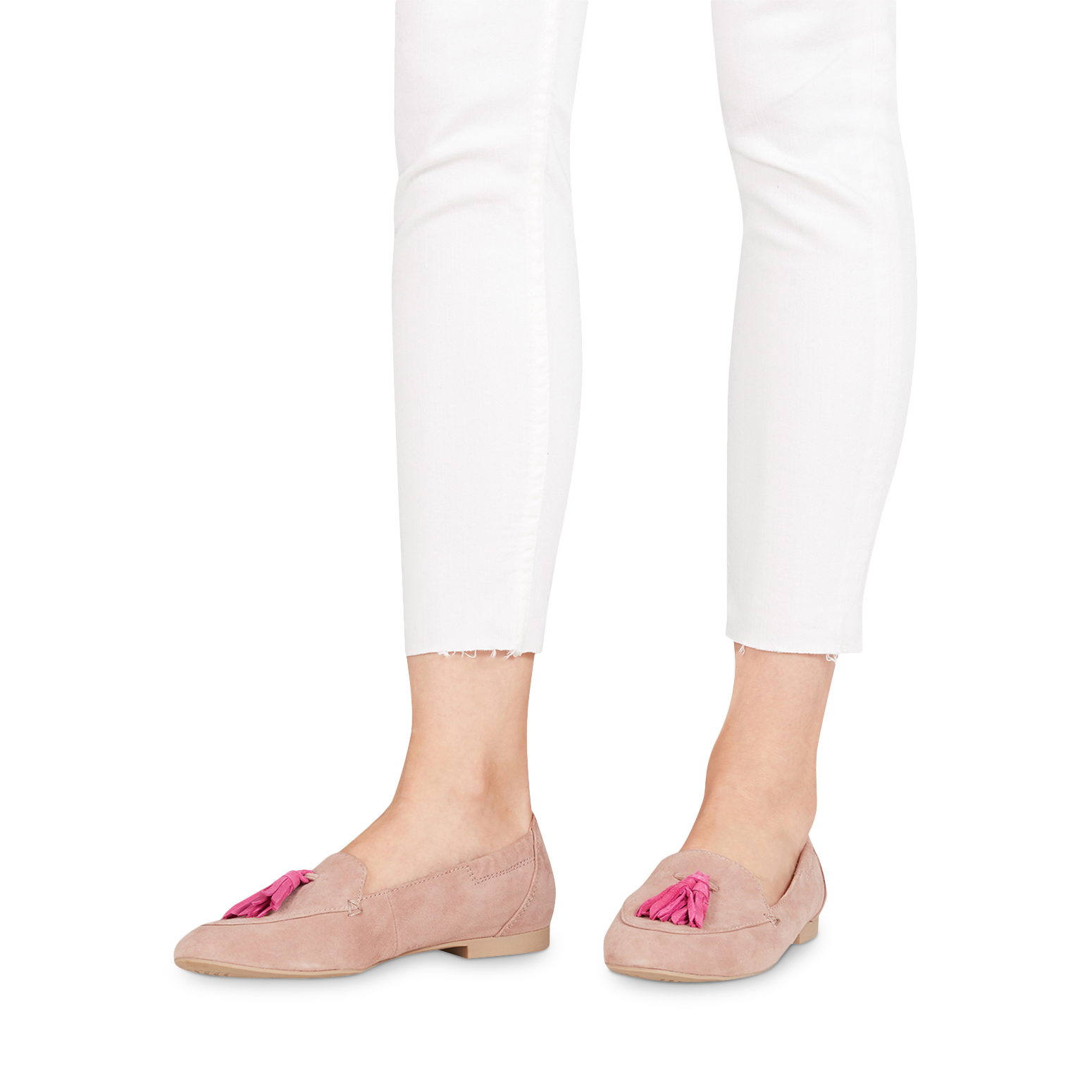 Lederslipper - beige, NUDE COMB, hi-res