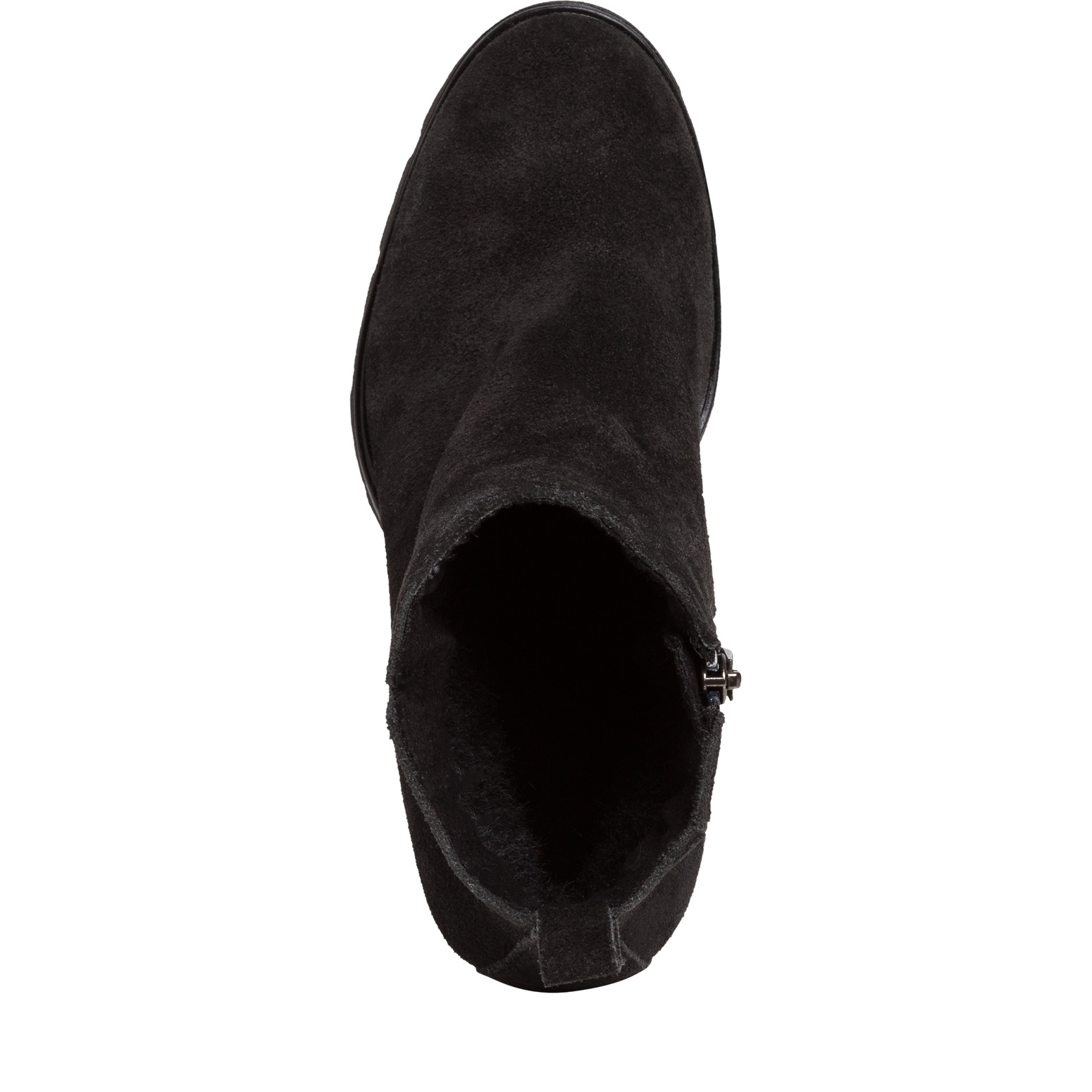Lederstiefelette - schwarz, BLACK, hi-res