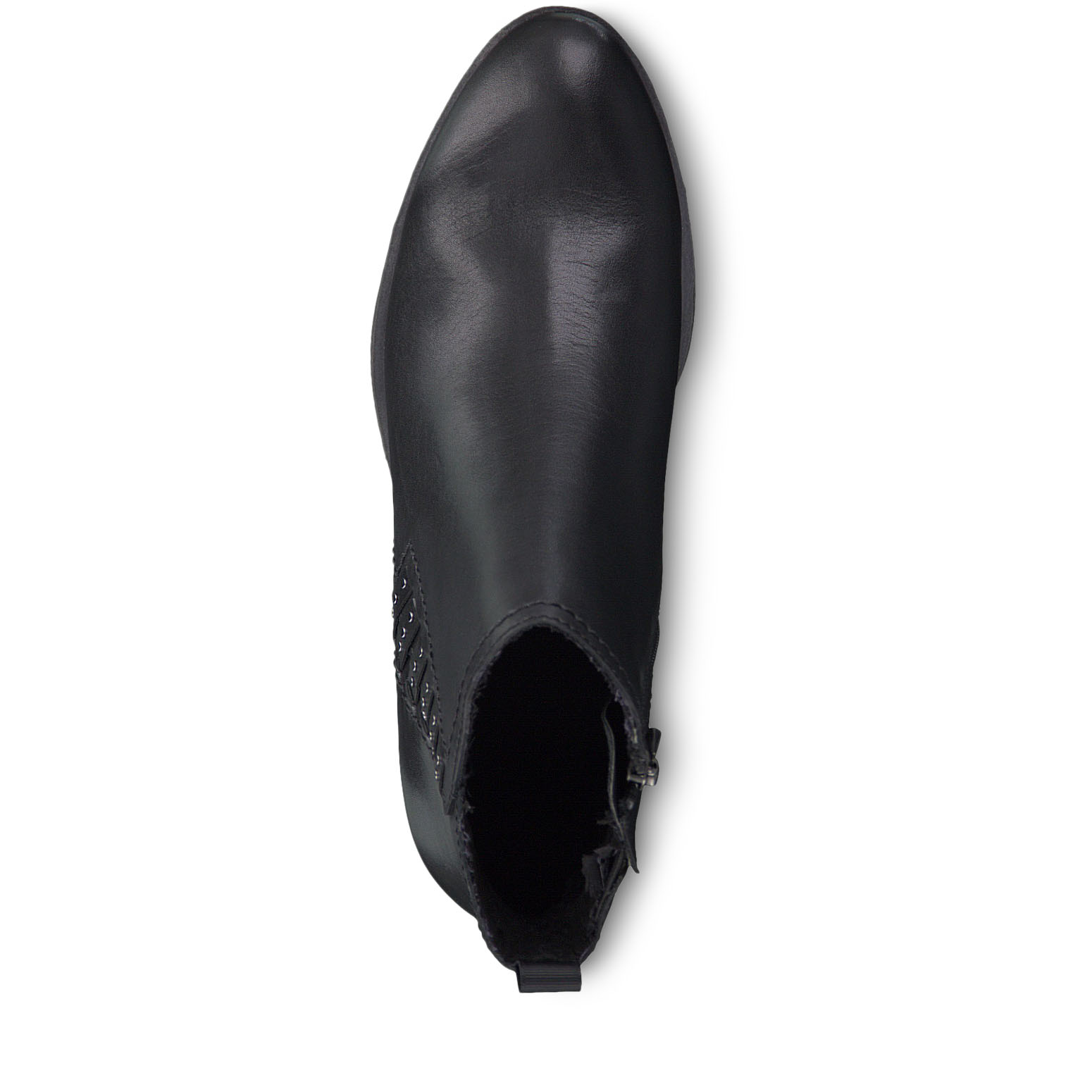 Bottine en cuir - noir, BLACK ANTIC, hi-res