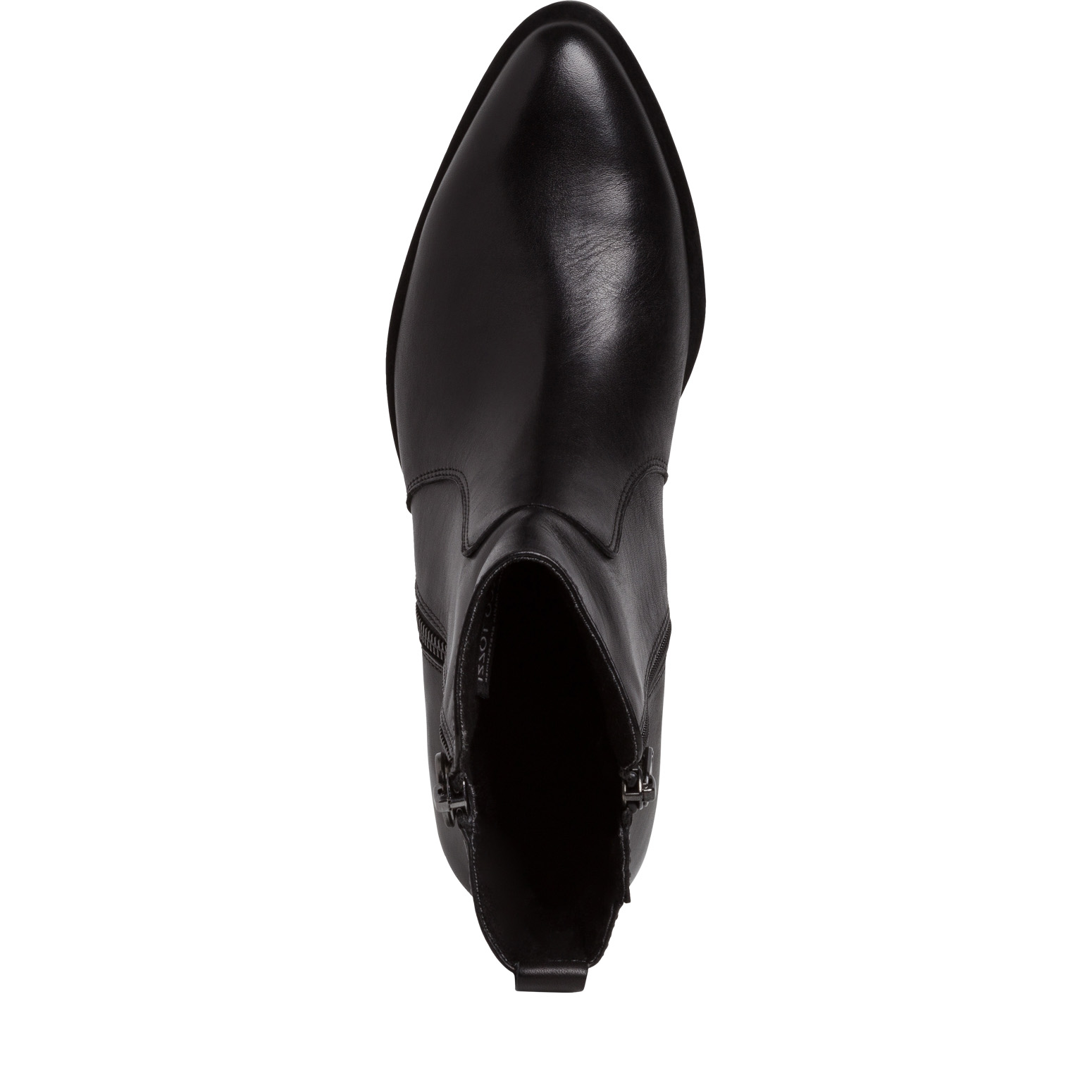 Lederstiefelette - schwarz, BLACK ANTIC, hi-res