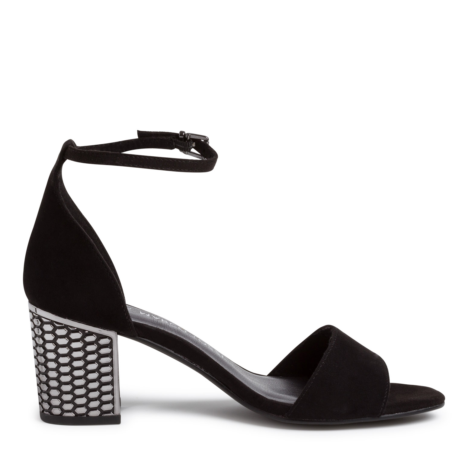 Sandalette - schwarz, BLACK, hi-res