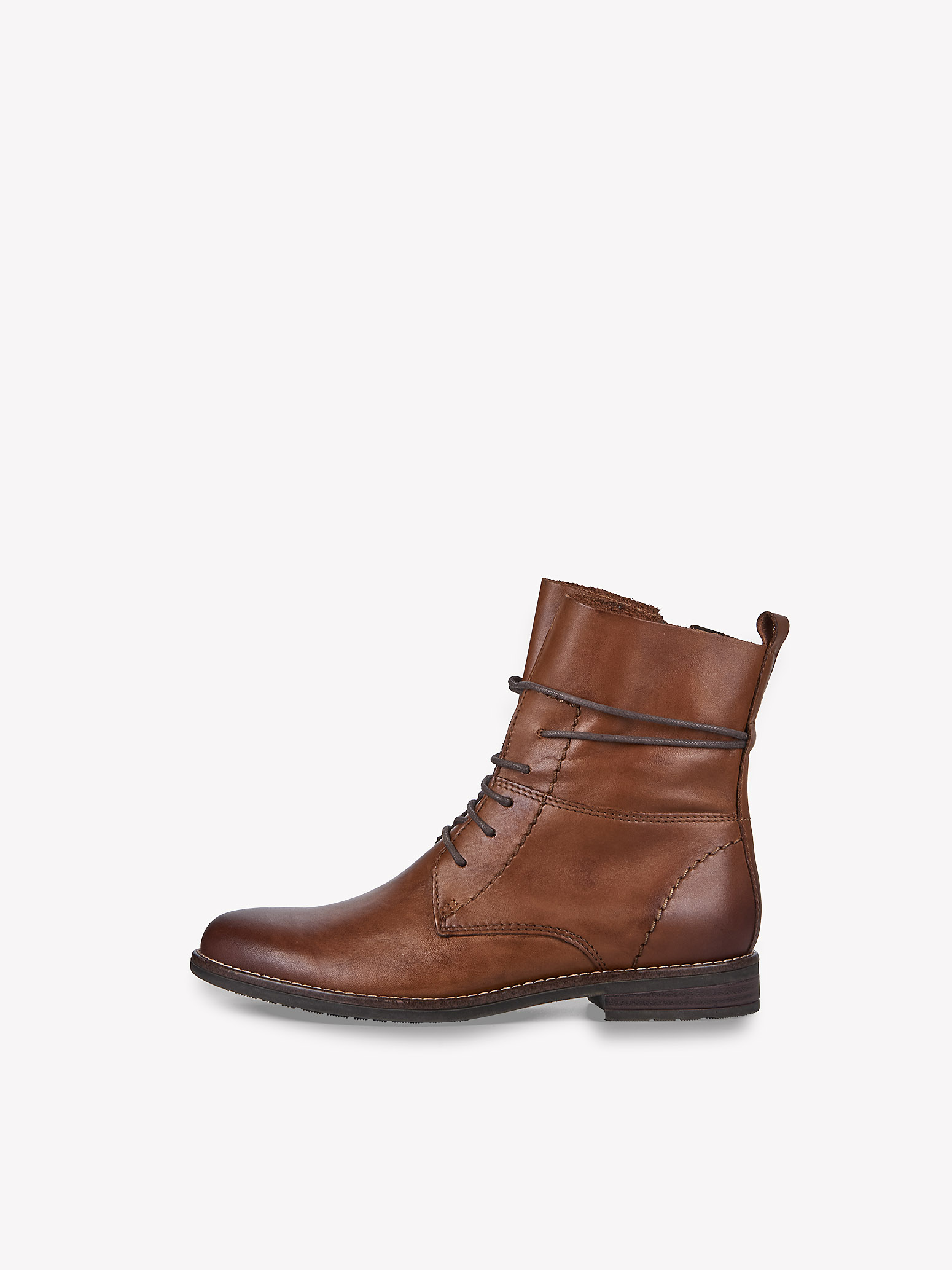 Leather Bootie - brown