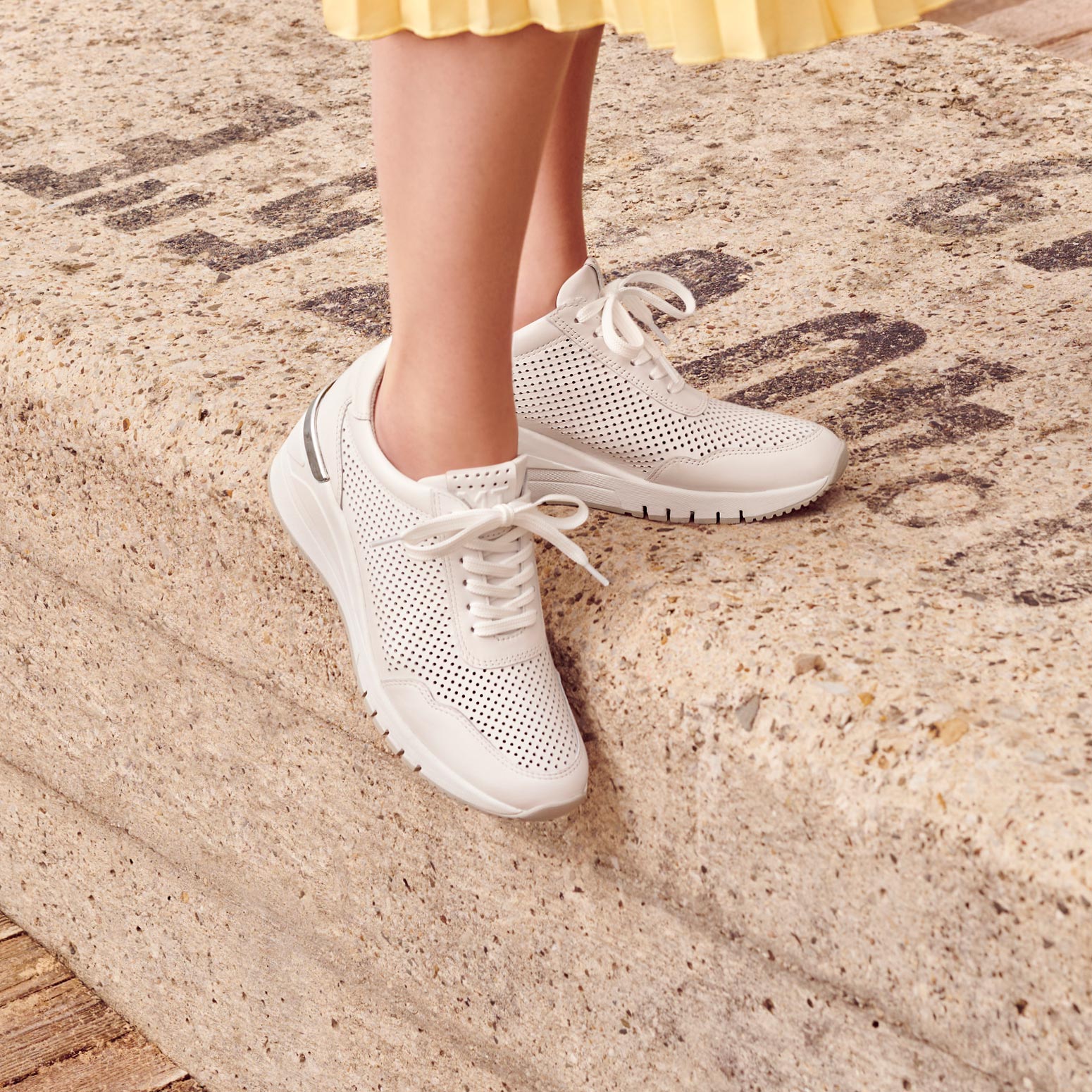 Sneaker - weiß, WHITE, hi-res