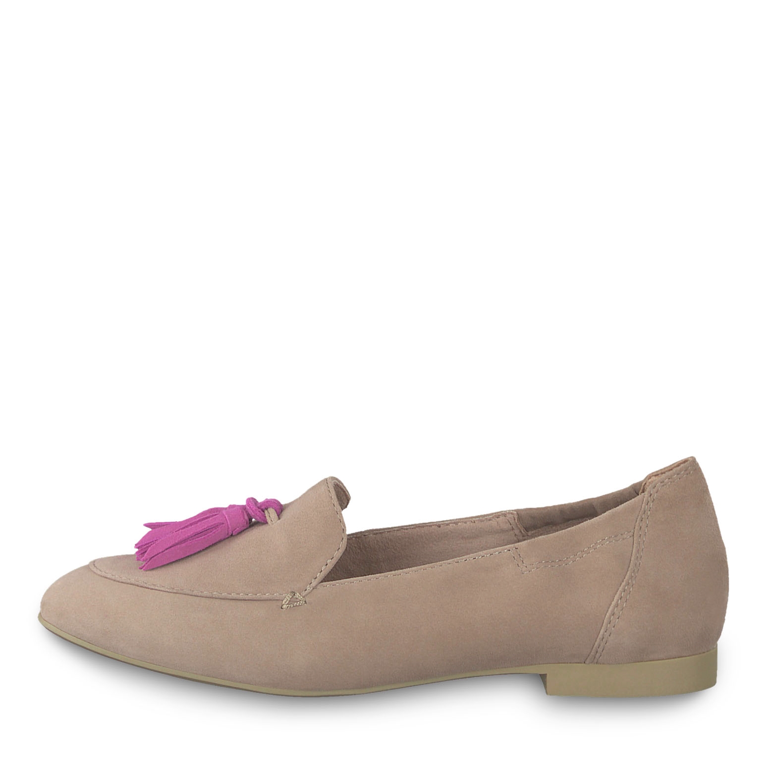 Lederslipper - beige, NUDE COMB, hi-res