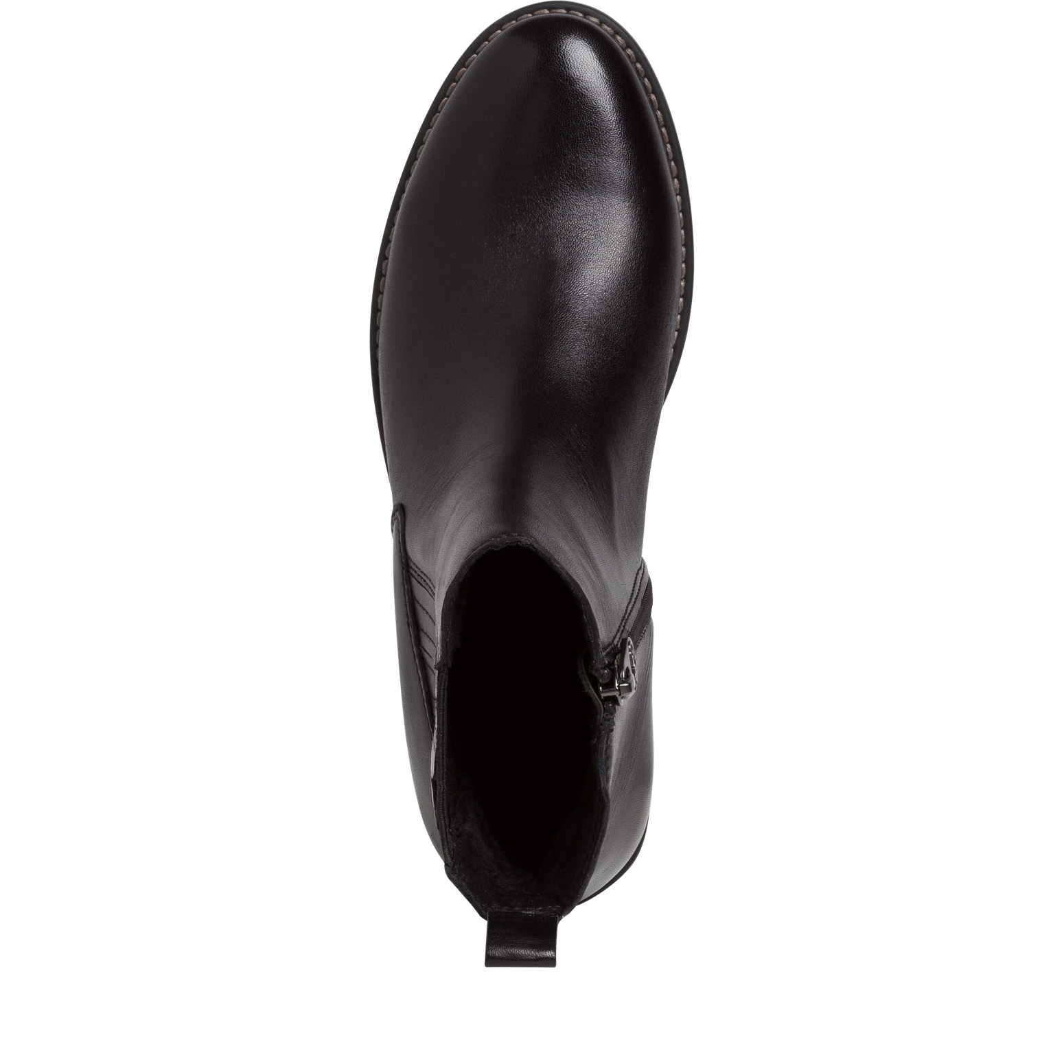Leder Chelsea Boot - schwarz, BLACK ANTIC, hi-res