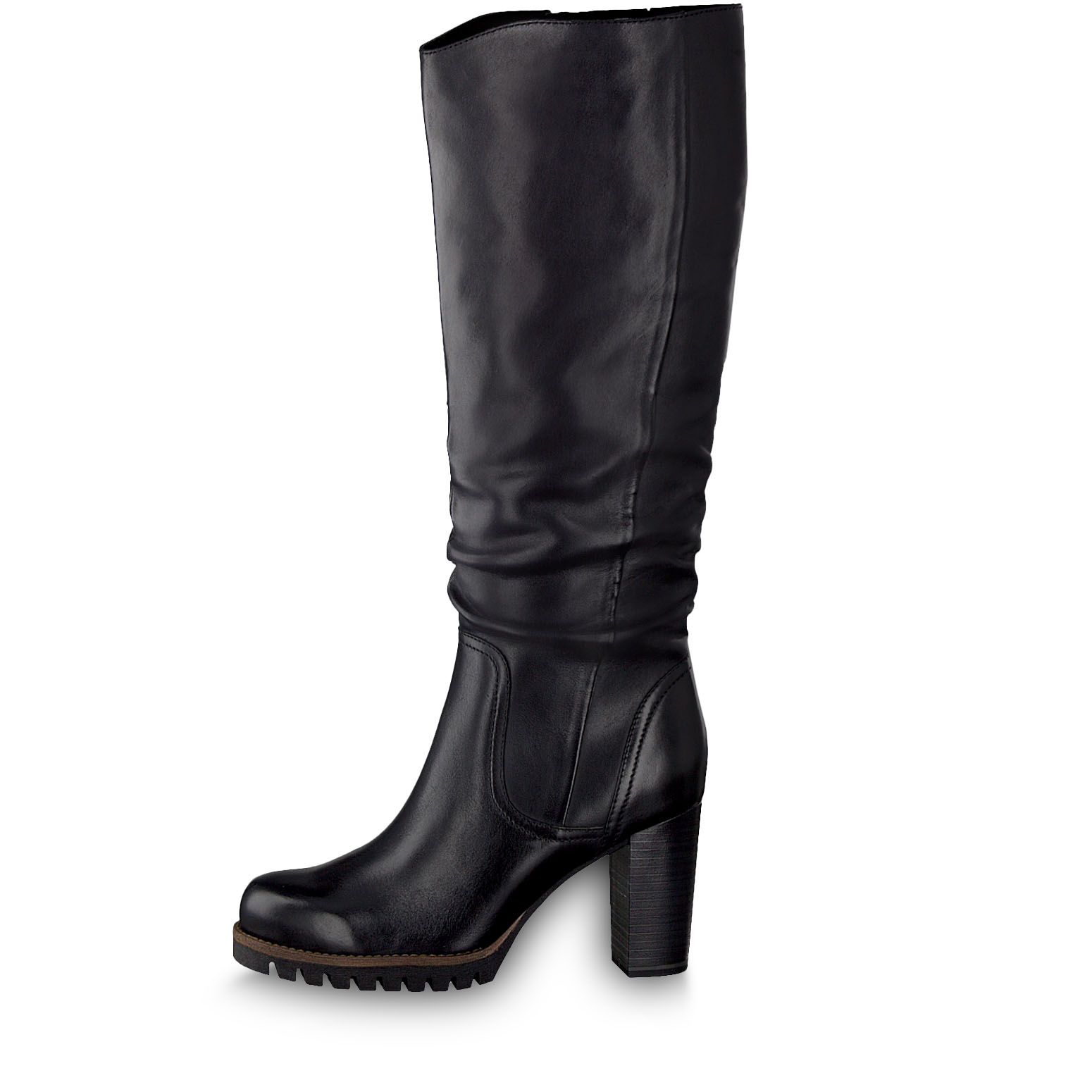 Leather Boots - black, BLACK ANTIC, hi-res