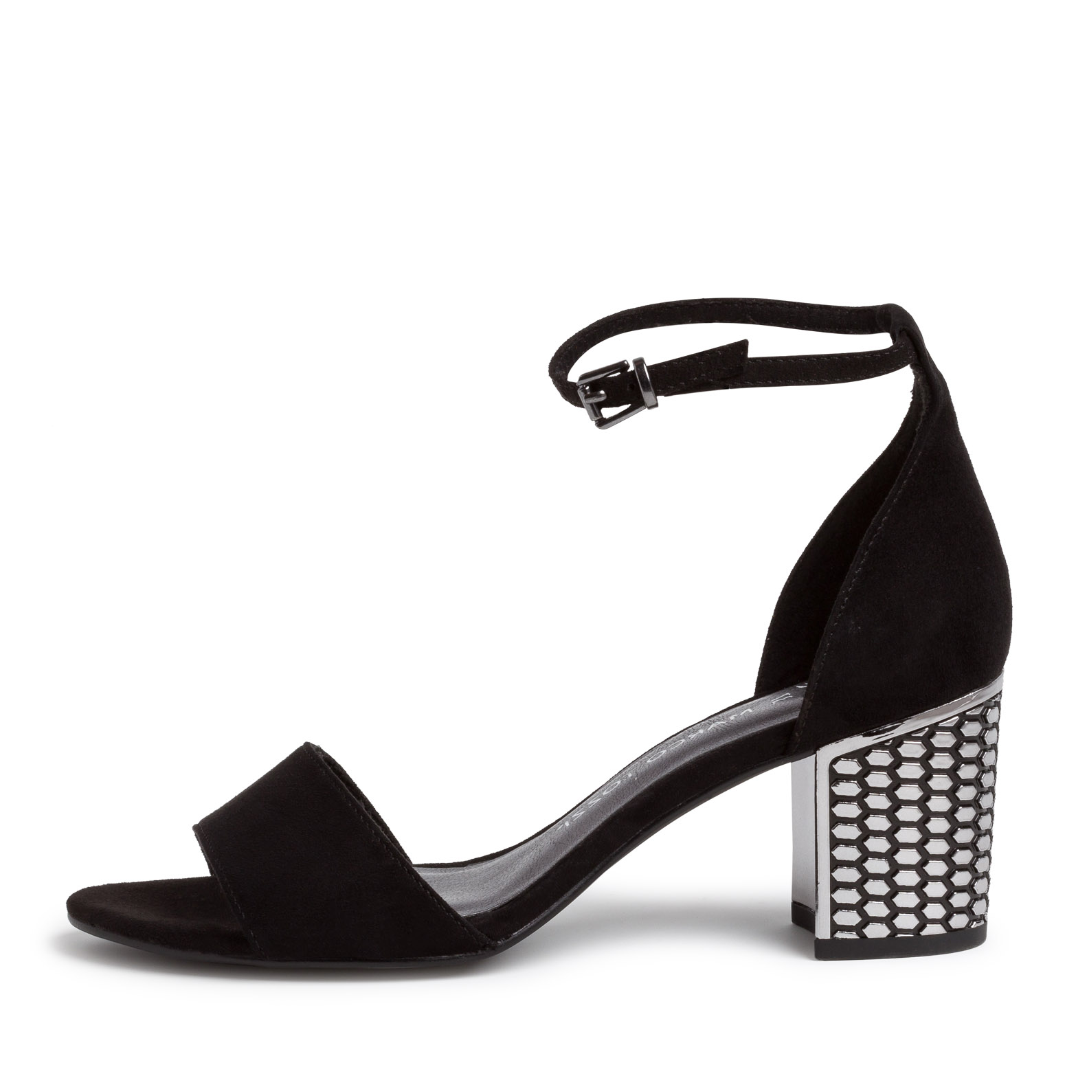 Sandalette - schwarz, BLACK, hi-res