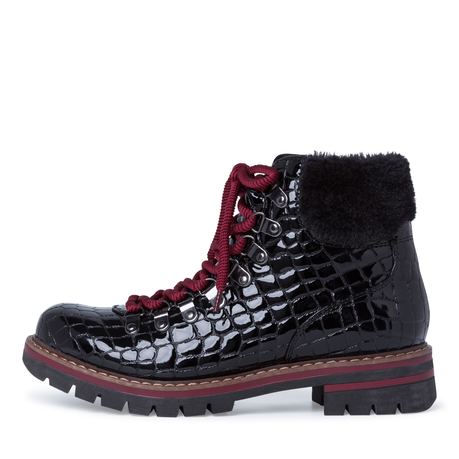 Stiefelette - schwarz, BLACK CRO.PAT., hi-res