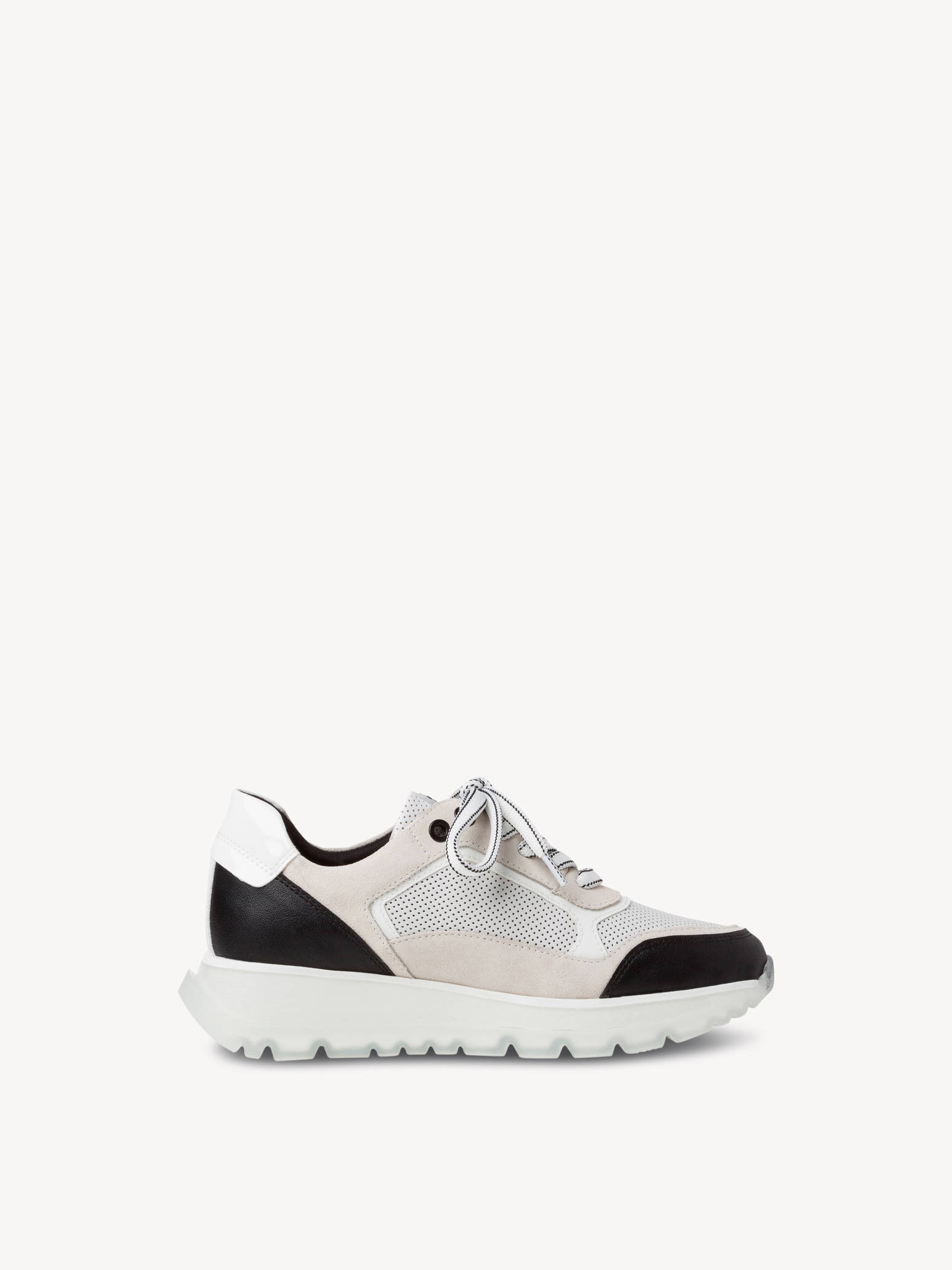 Sneaker - weiß, WHITE/BLACK, hi-res