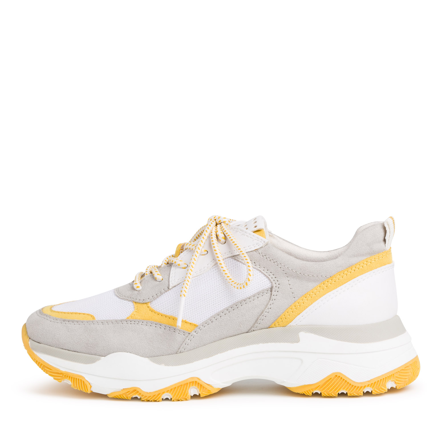 Sneaker - grau, GREY/ SAFFRON, hi-res