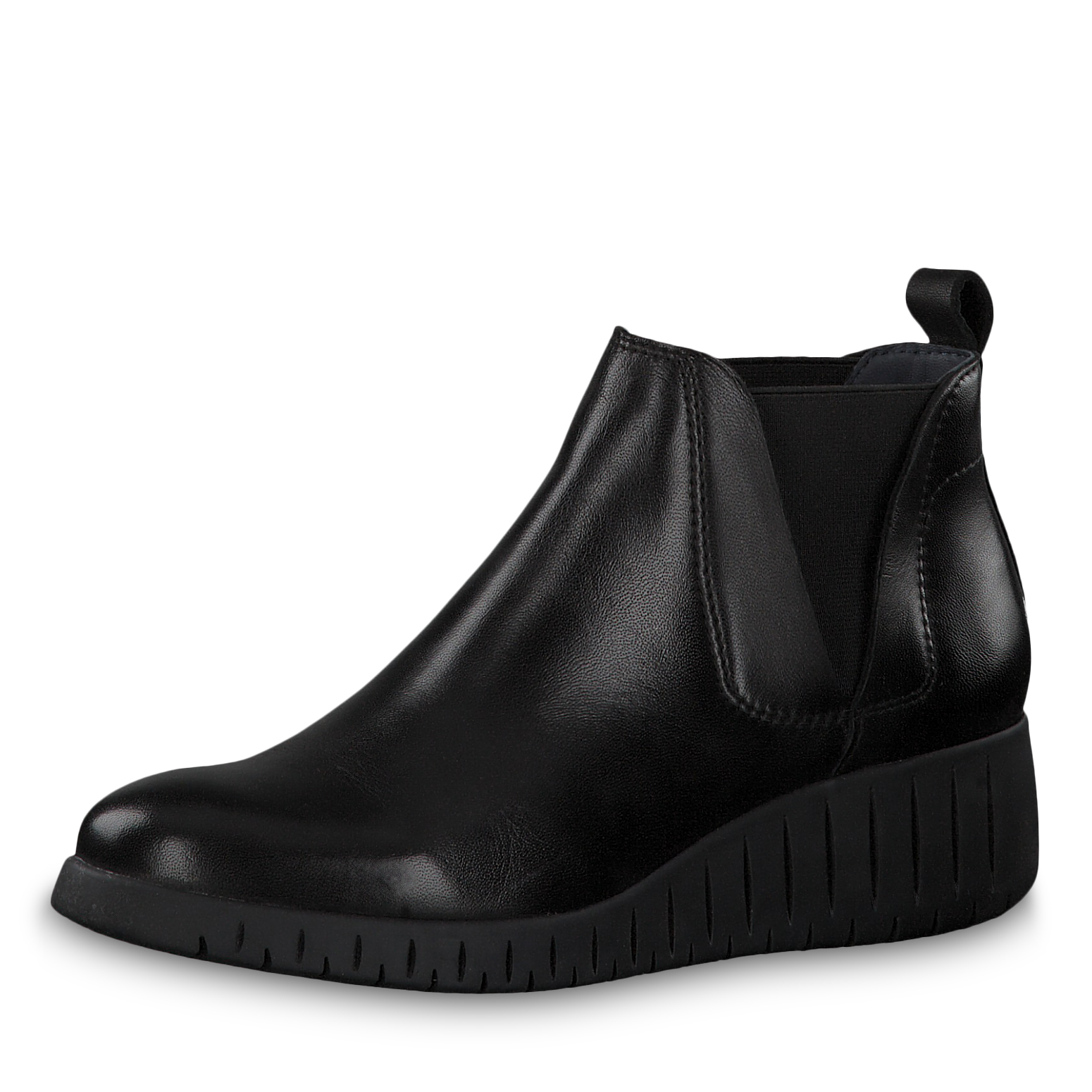 Leather Chelsea boot - black, BLACK ANTIC, hi-res