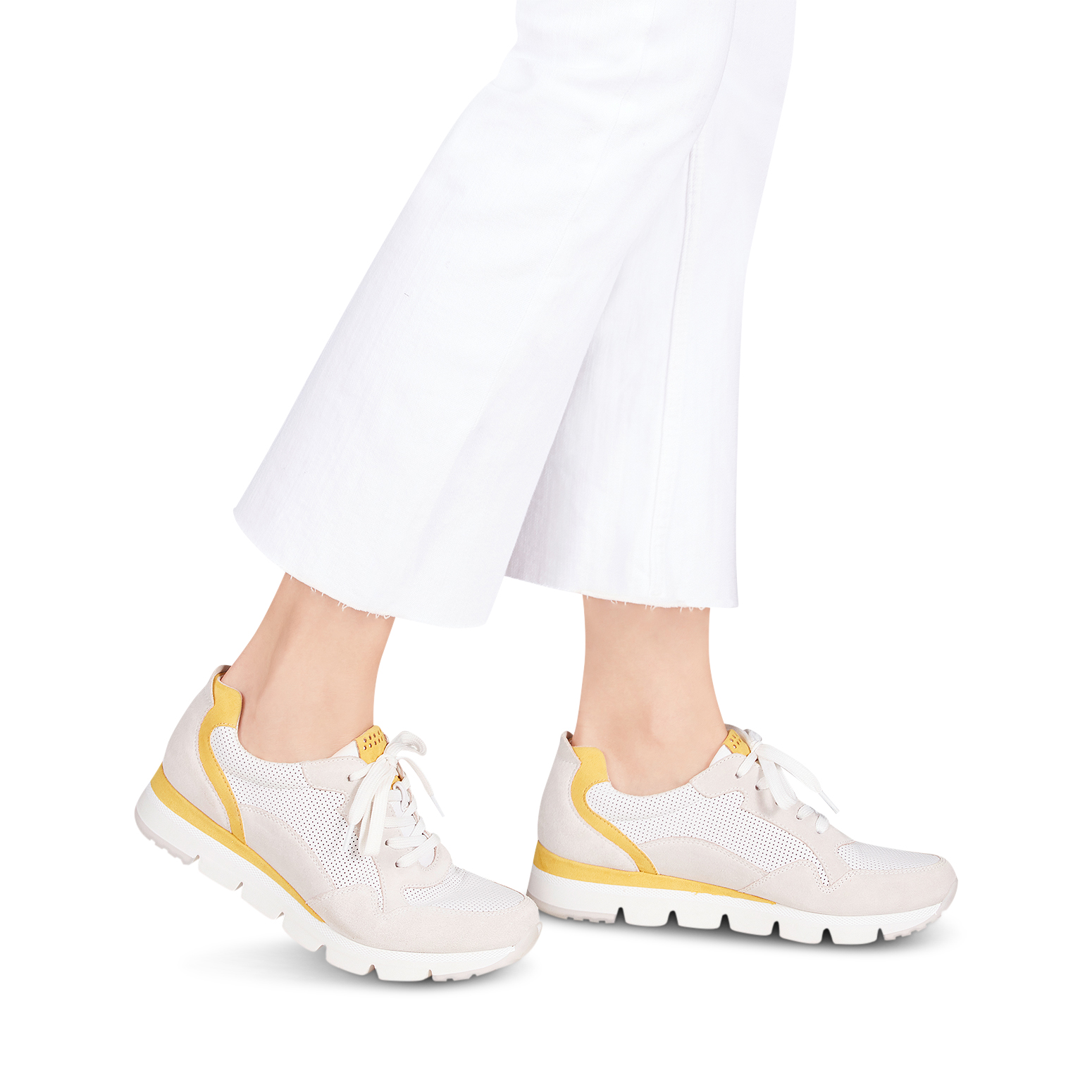 Basket en cuir - blanc, OFFWHITE COMB, hi-res
