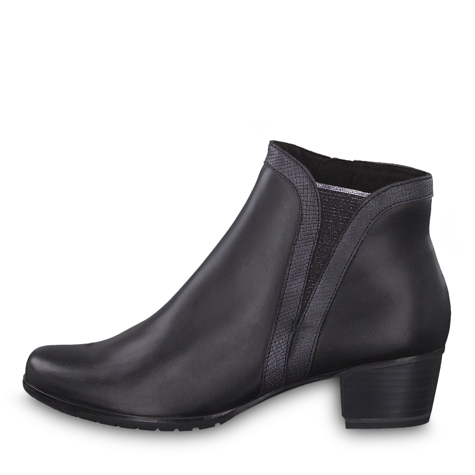 Bootie - black, BLACK ANT.COMB, hi-res