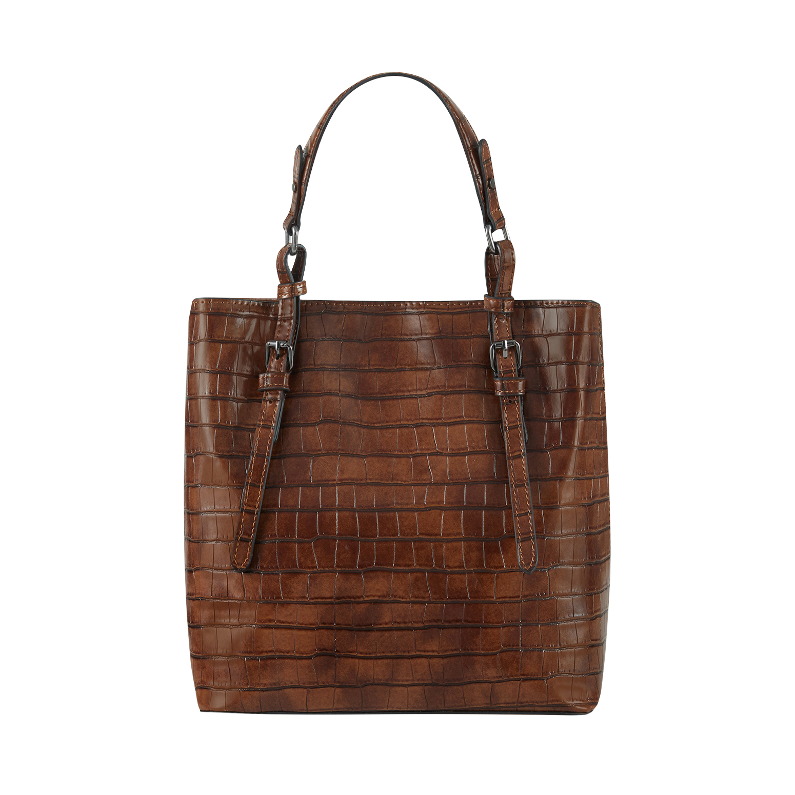 Bag - brown, COGNAC CROCO, hi-res