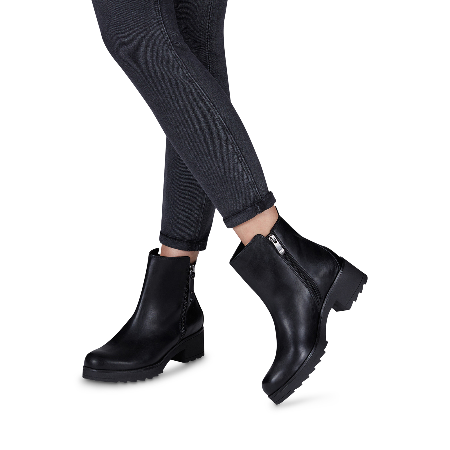 Bottine - noir, BLACK ANTIC, hi-res