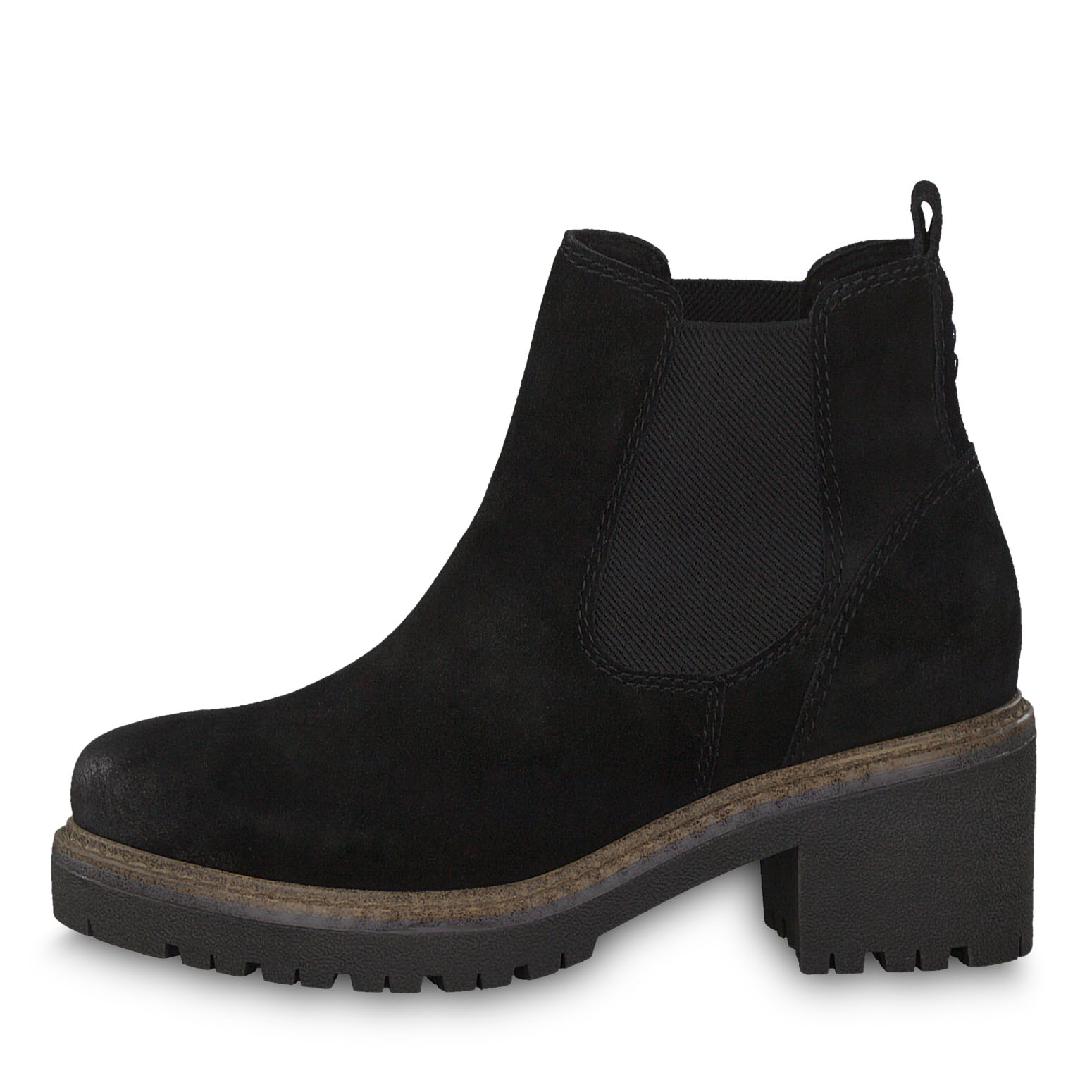 Leather Chelsea boot - black, BLACK COMB, hi-res