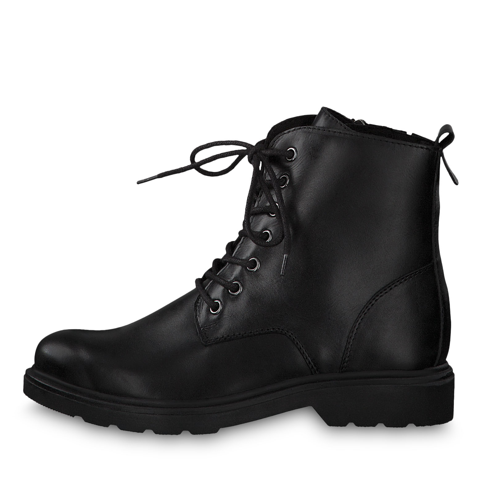 Lederstiefelette - schwarz, BLACK ANTIC, hi-res