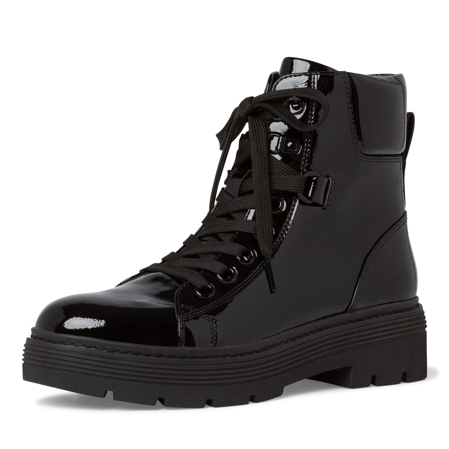 Bootie - black, BLACK PAT.COMB, hi-res