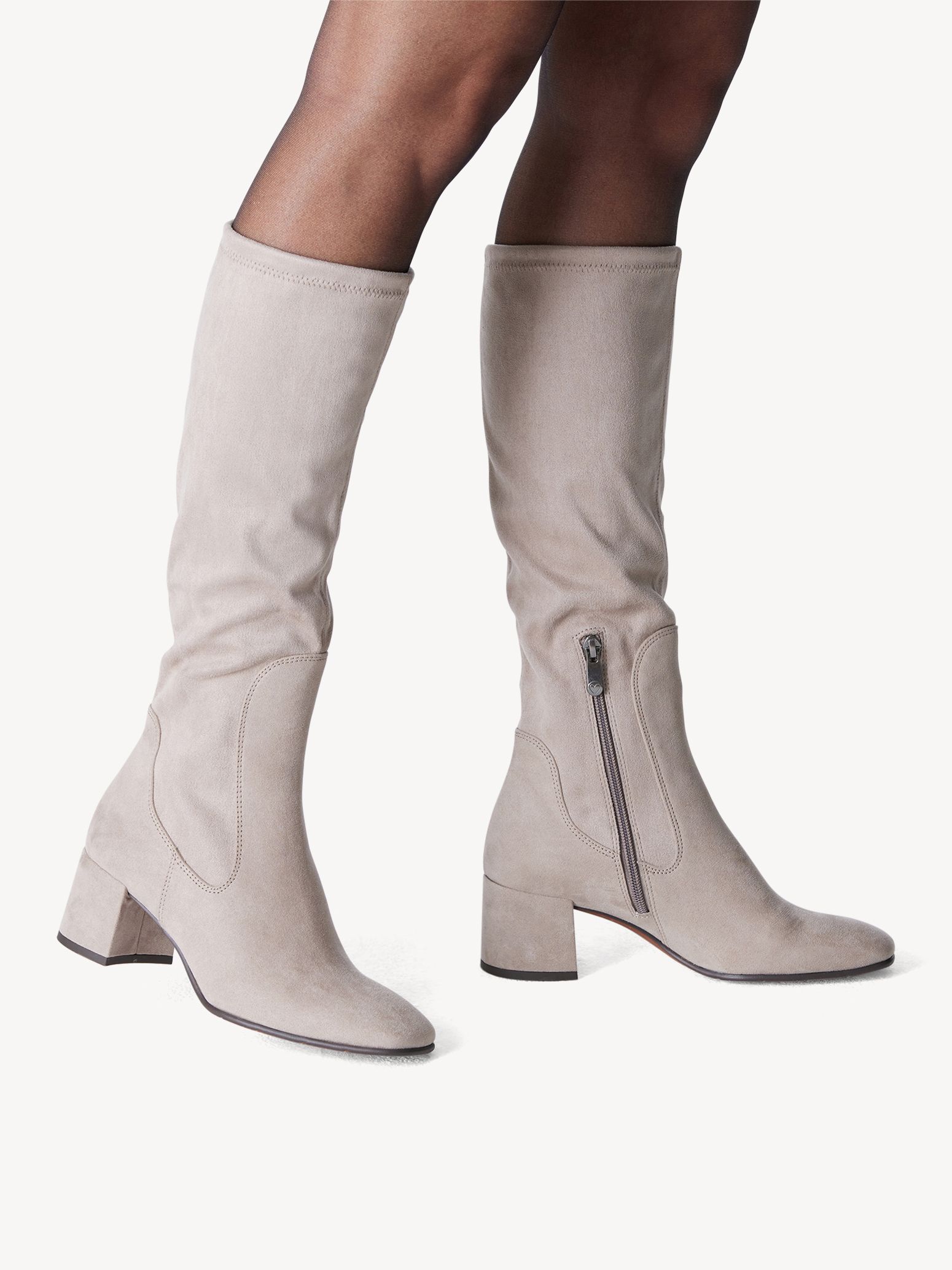 Stiefel - beige