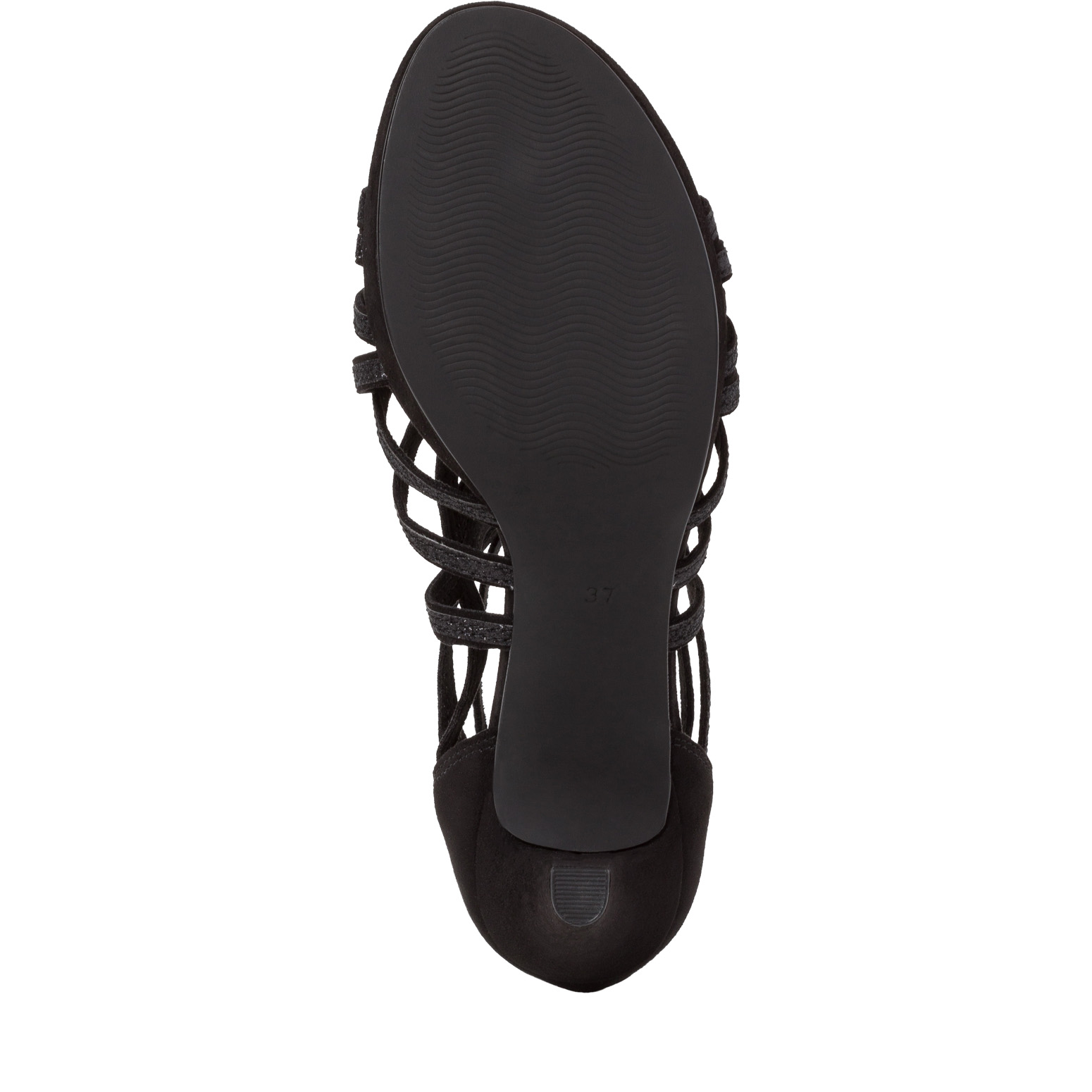 Sandalette - schwarz, BLACK COMB, hi-res