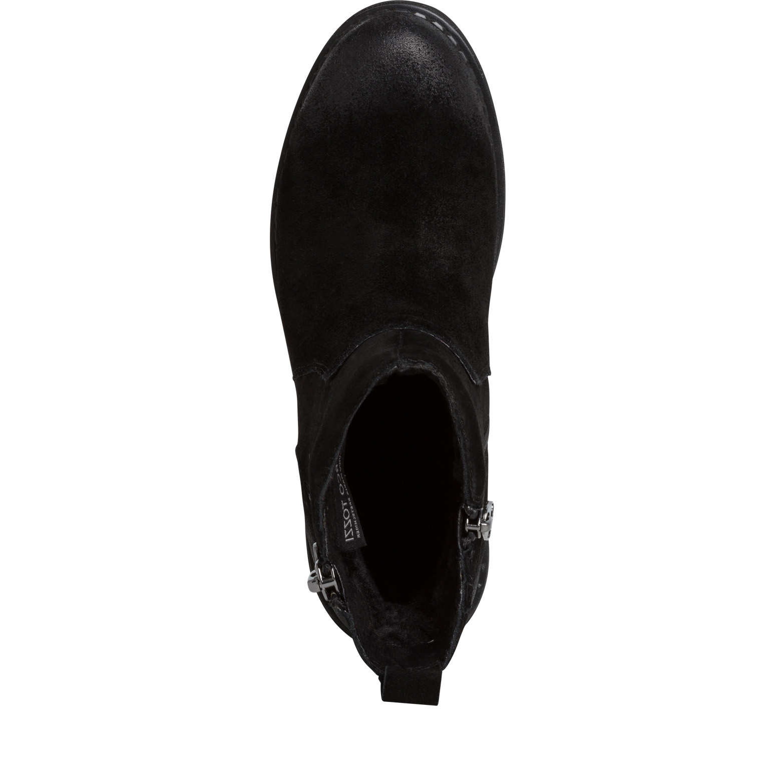 Lederstiefelette - schwarz, BLACK, hi-res